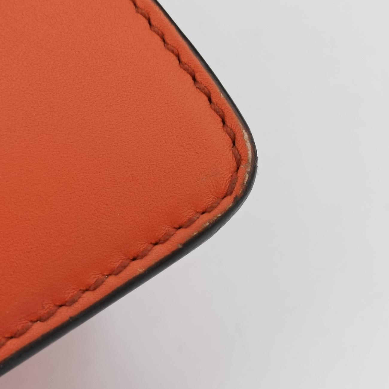 Secondhand Gucci Sylvie Orange x Red x Navy Leather 421882 shoulderbag | stylenewstar