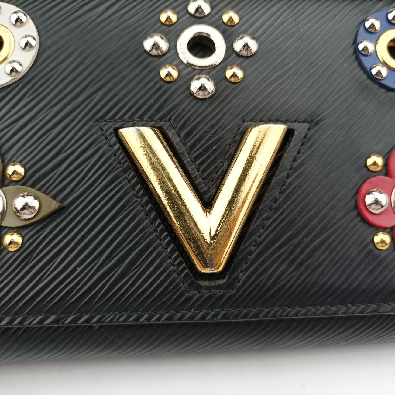 Pre-owned Louis Vuitton Portefeuille Twist Noir×multicolor Epi M62463 shoulderbag | stylenewstar