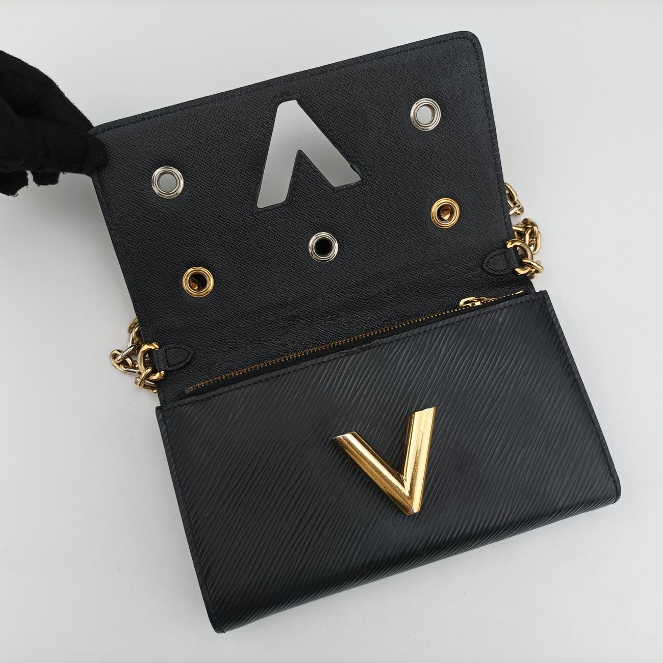 Pre-owned Louis Vuitton Portefeuille Twist Noir×multicolor Epi M62463 shoulderbag | stylenewstar