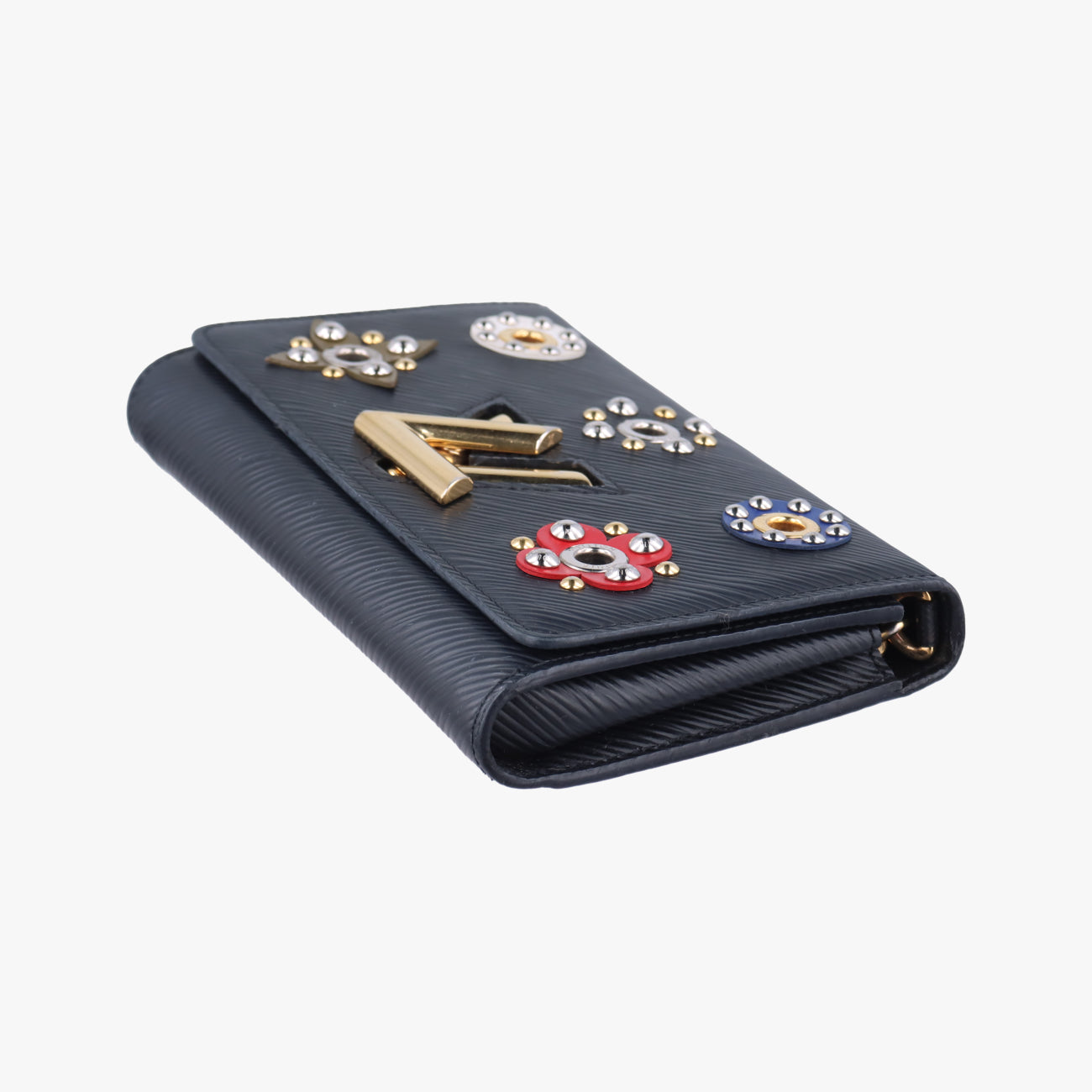 Pre-owned Louis Vuitton Portefeuille Twist Noir×multicolor Epi M62463 shoulderbag | stylenewstar