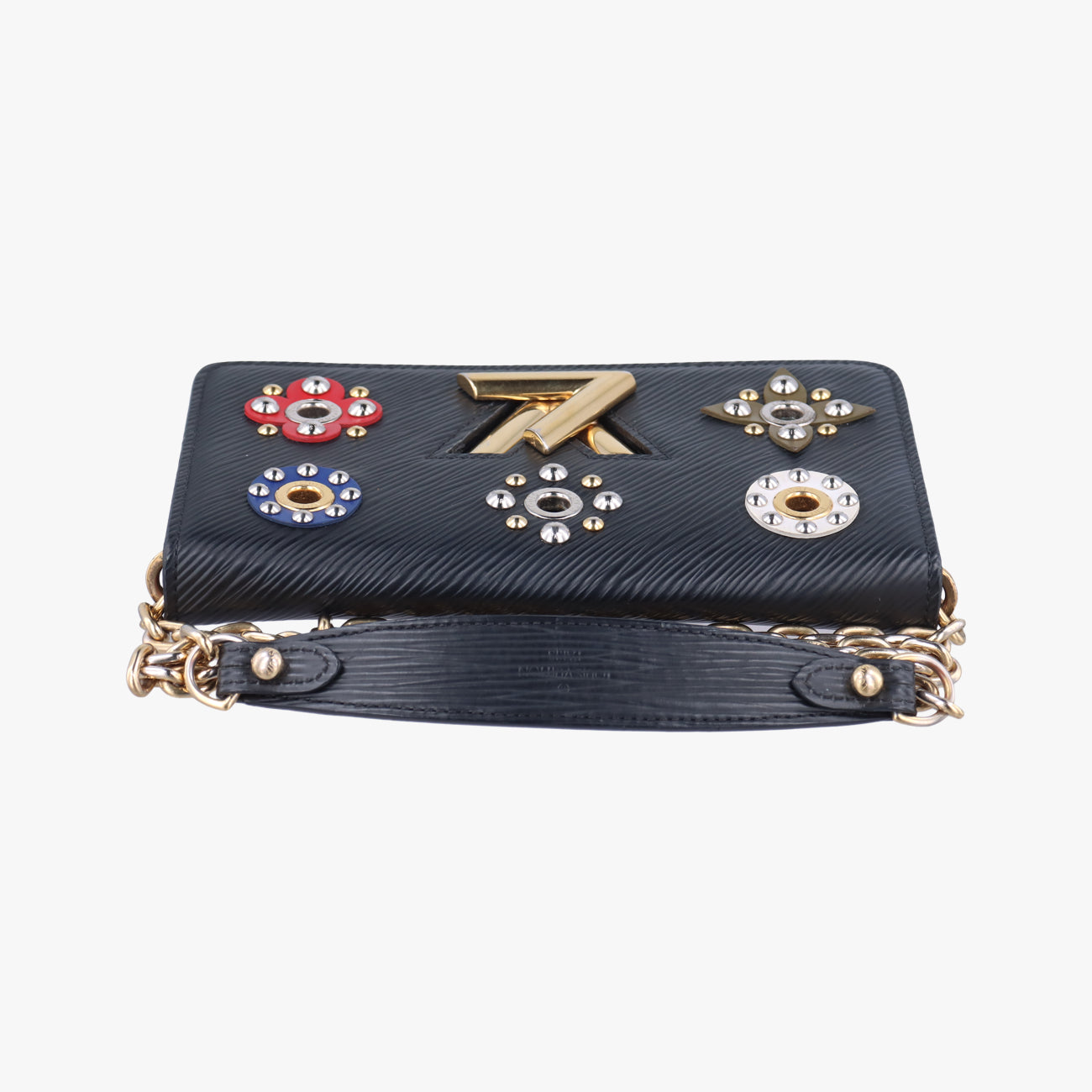 Pre-owned Louis Vuitton Portefeuille Twist Noir×multicolor Epi M62463 shoulderbag | stylenewstar