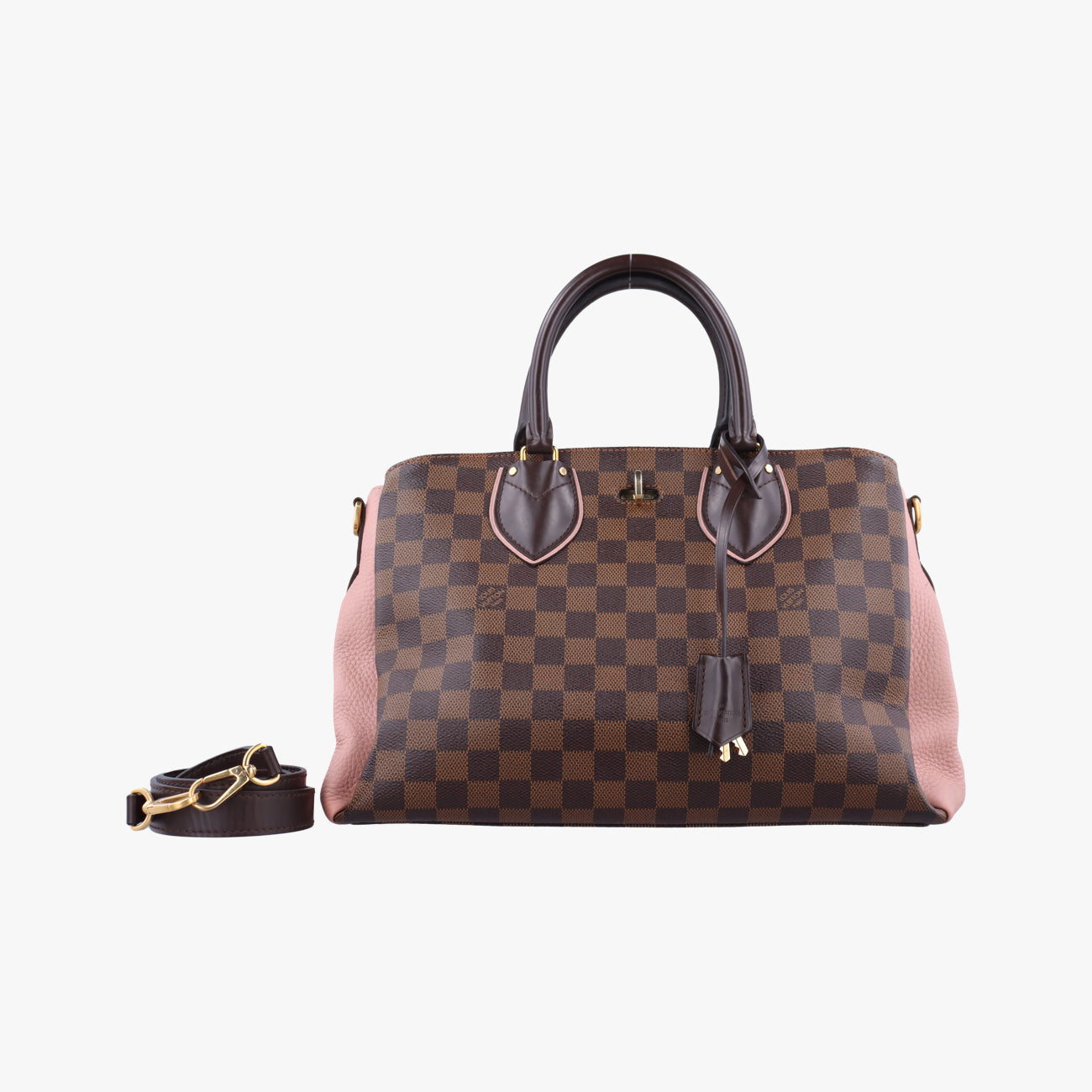 Secondhand Louis Vuitton Normandy Magnolia x Pink Damier canvas x Taurillon leather N41488 shoulderbag | stylenewstar