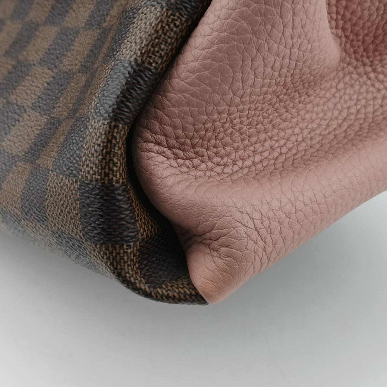 Secondhand Louis Vuitton Normandy Magnolia x Pink Damier canvas x Taurillon leather N41488 shoulderbag | stylenewstar