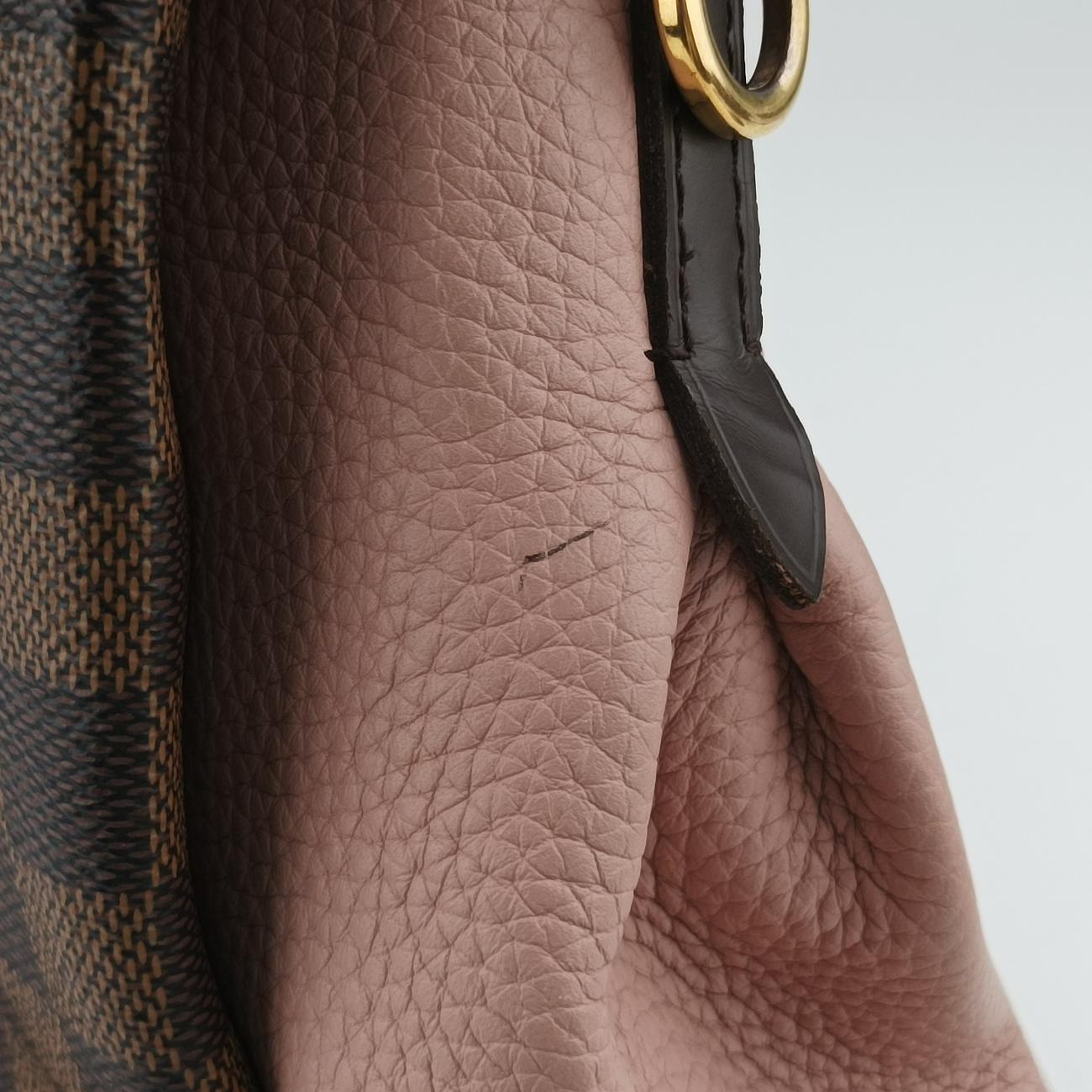 Secondhand Louis Vuitton Normandy Magnolia x Pink Damier canvas x Taurillon leather N41488 shoulderbag | stylenewstar