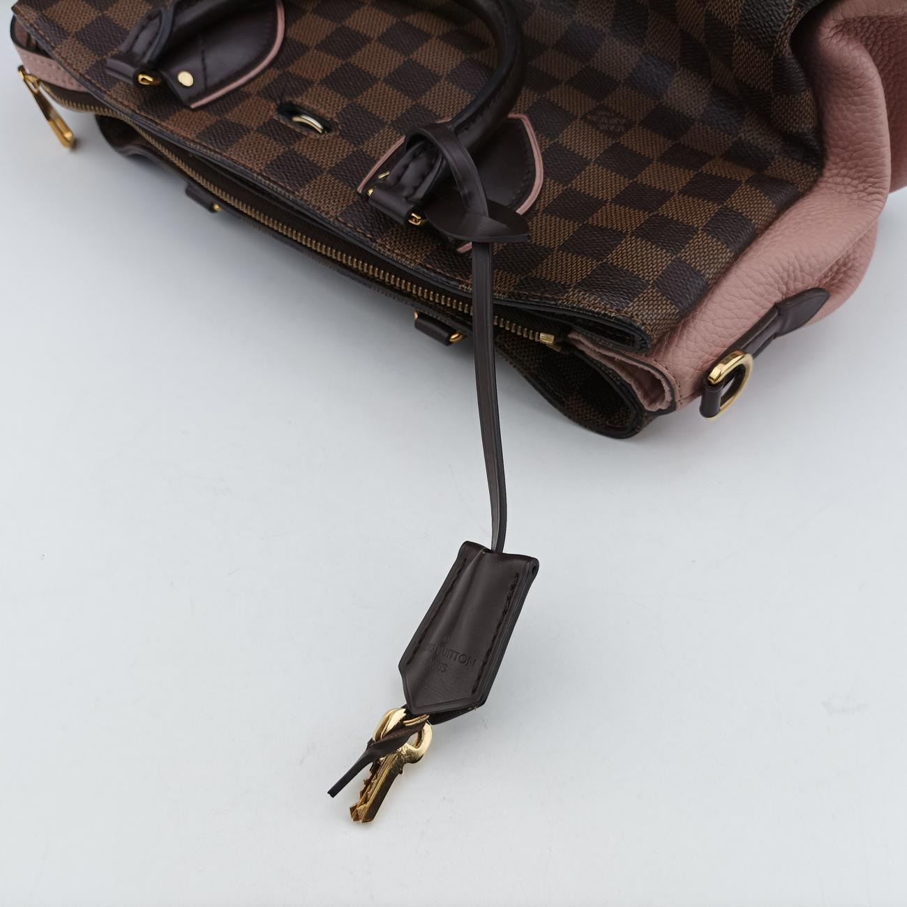 Secondhand Louis Vuitton Normandy Magnolia x Pink Damier canvas x Taurillon leather N41488 shoulderbag | stylenewstar