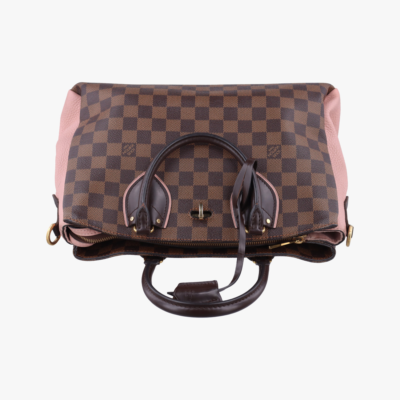 Secondhand Louis Vuitton Normandy Magnolia x Pink Damier canvas x Taurillon leather N41488 shoulderbag | stylenewstar