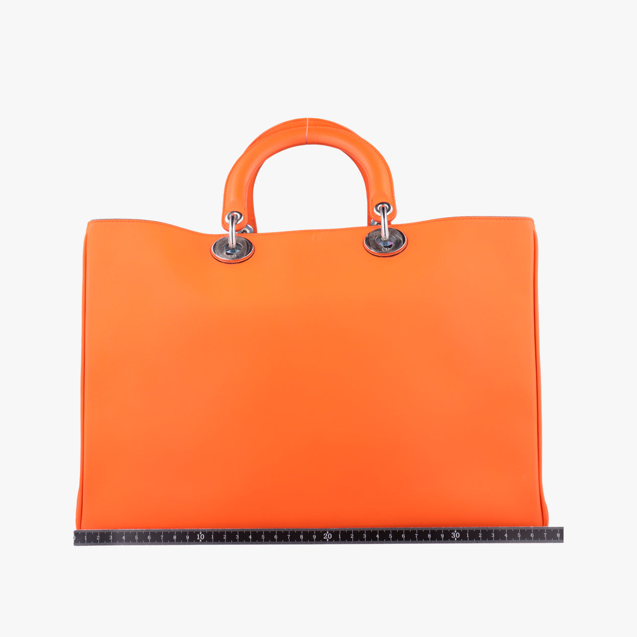 Secondhand Christian Dior Diorissimo Orange Leather  shoulderbag | stylenewstar