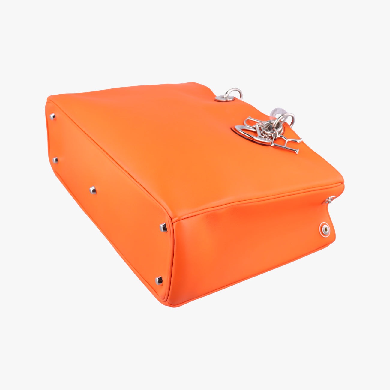 Secondhand Christian Dior Diorissimo Orange Leather  shoulderbag | stylenewstar