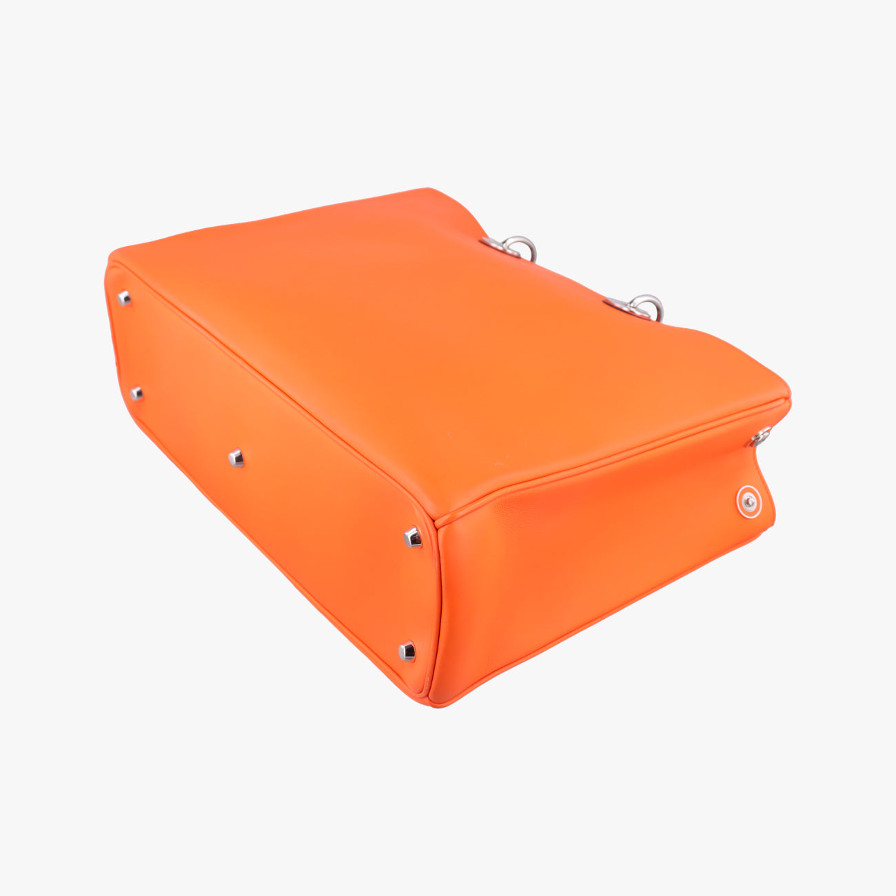 Secondhand Christian Dior Diorissimo Orange Leather  shoulderbag | stylenewstar