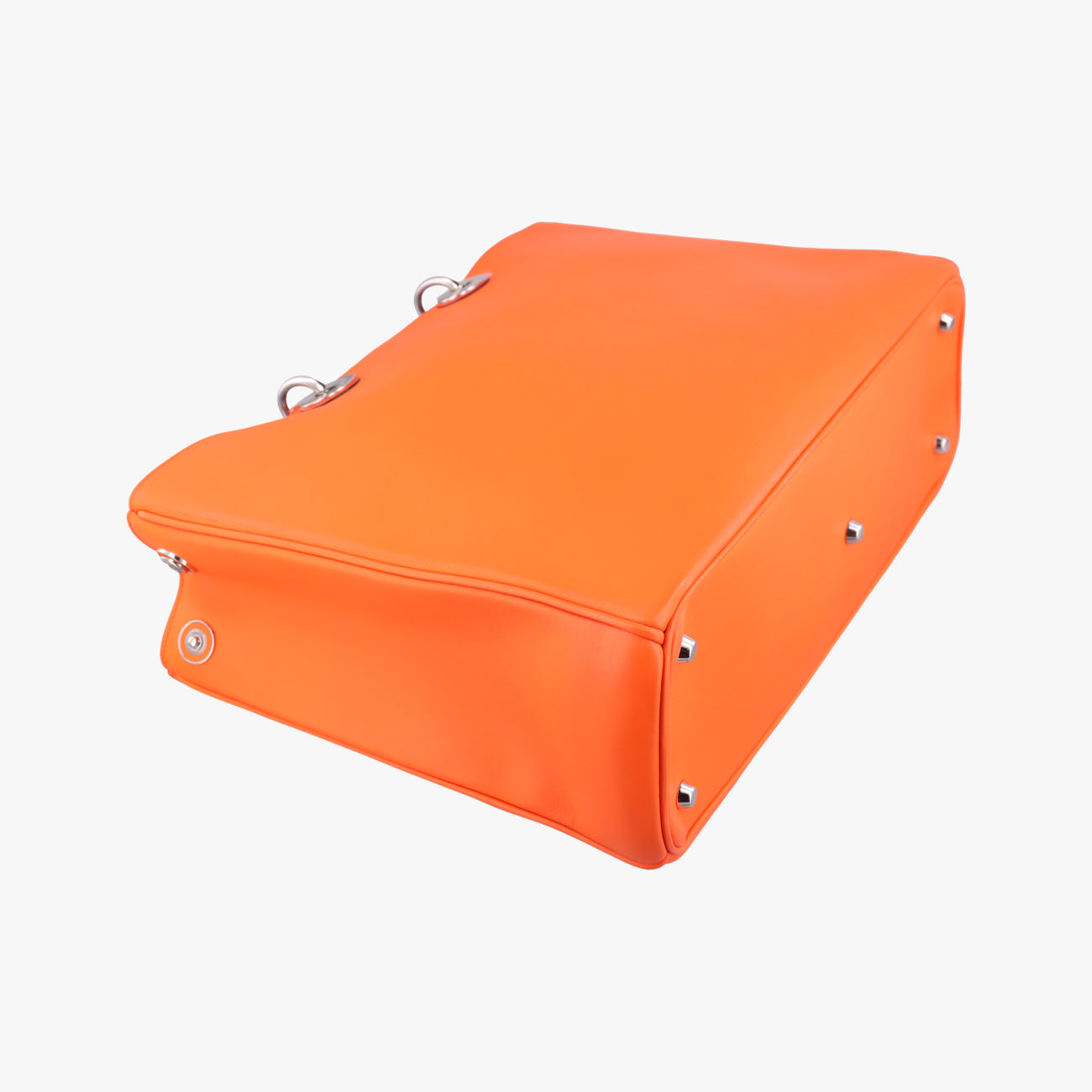 Secondhand Christian Dior Diorissimo Orange Leather  shoulderbag | stylenewstar