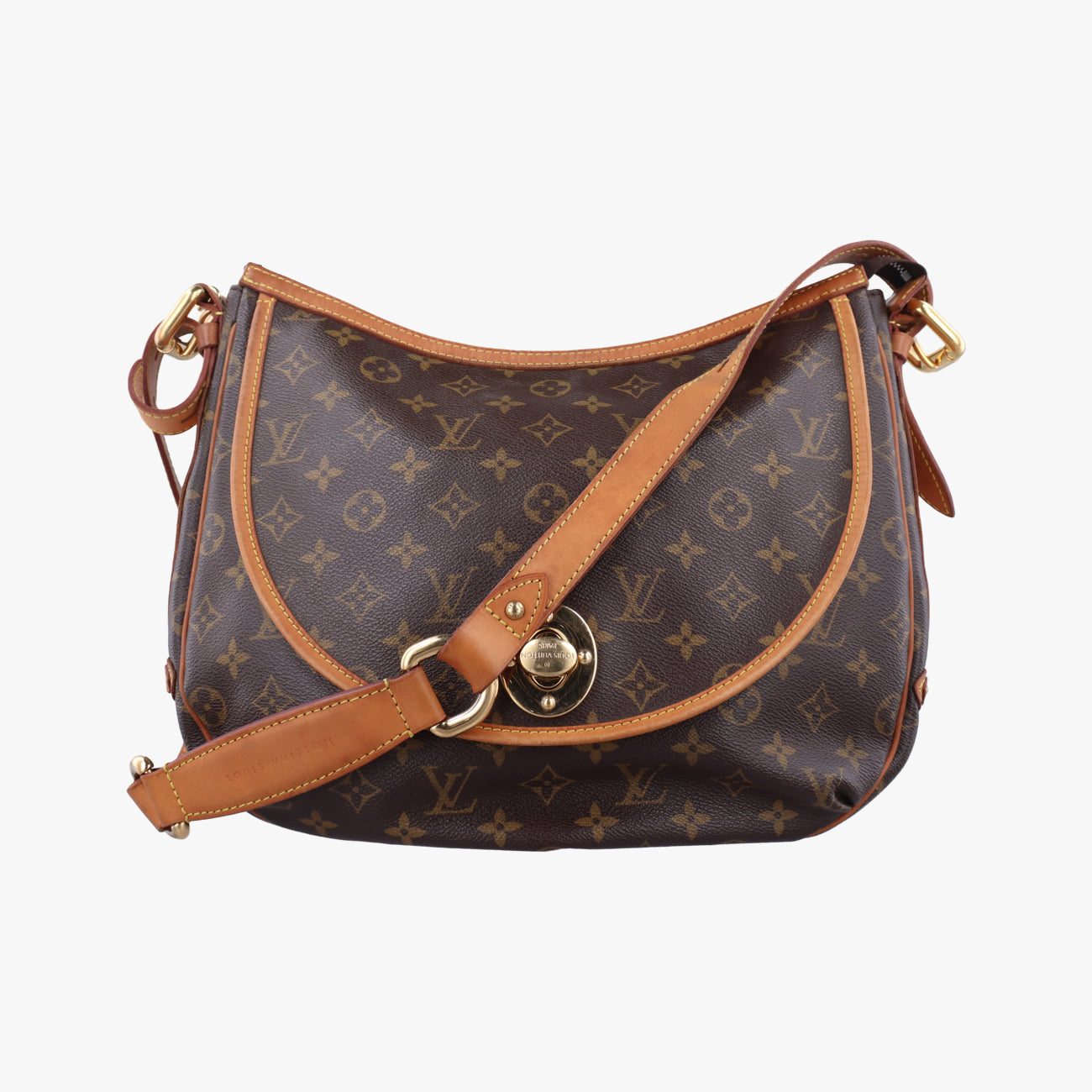 Pre-owned Louis Vuitton TULUM GM Brown Monogram Canvas M40075 crossbodybag | stylenewstar
