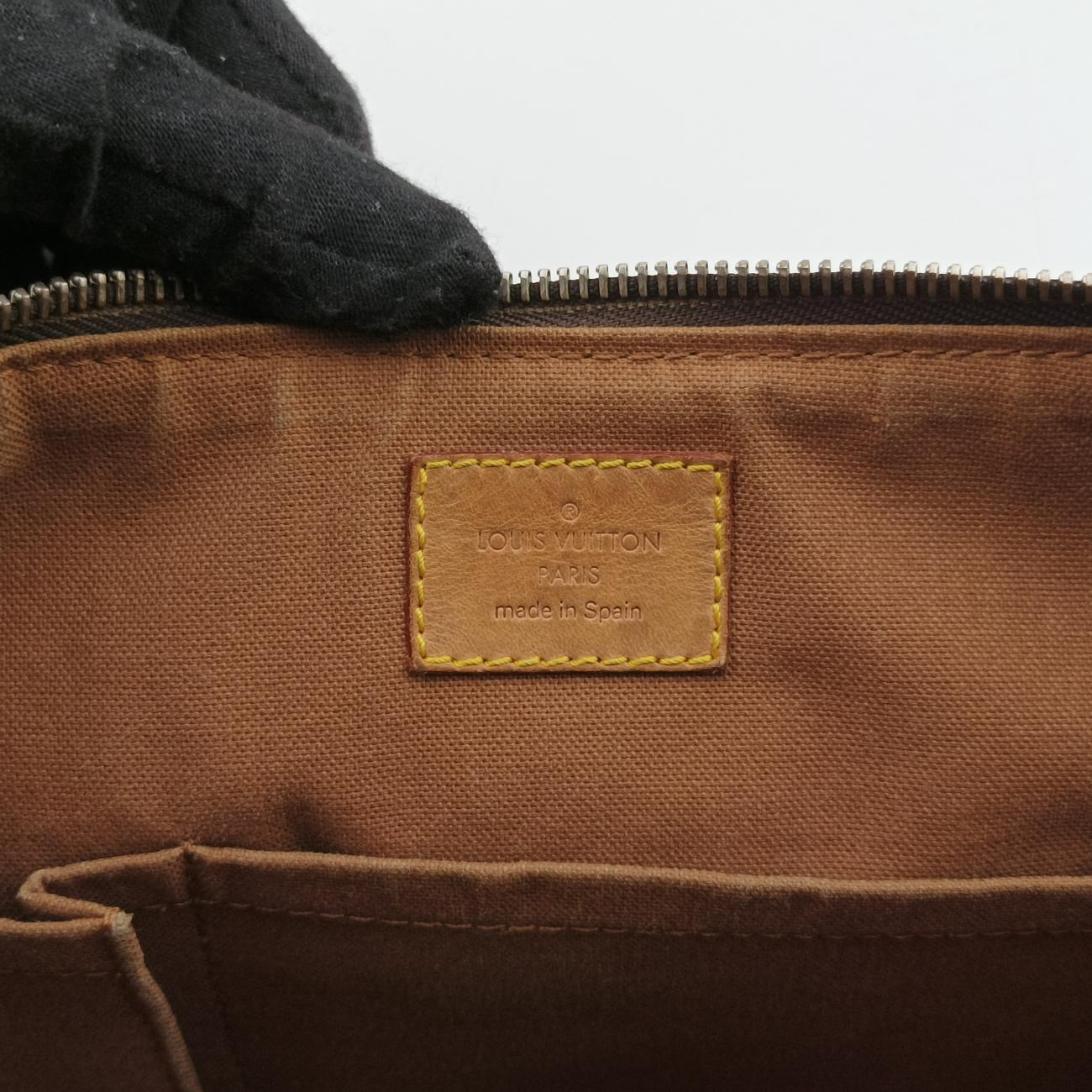 Pre-owned Louis Vuitton TULUM GM Brown Monogram Canvas M40075 crossbodybag | stylenewstar