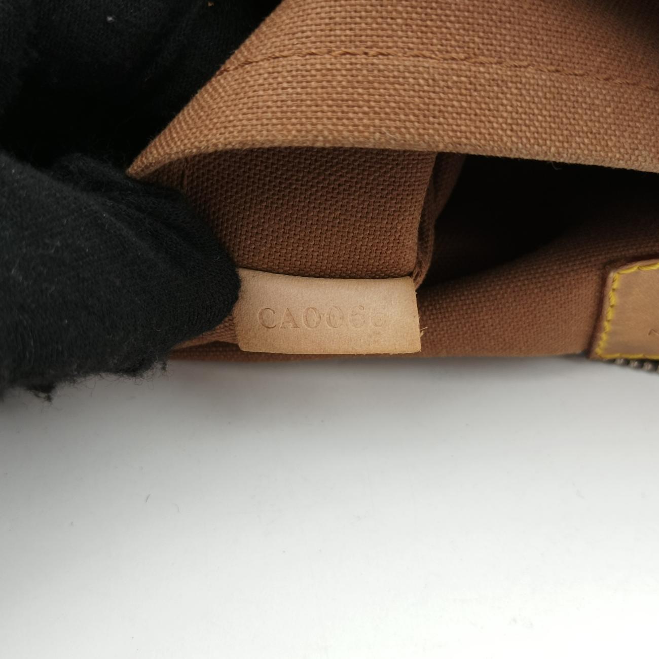 Pre-owned Louis Vuitton TULUM GM Brown Monogram Canvas M40075 crossbodybag | stylenewstar