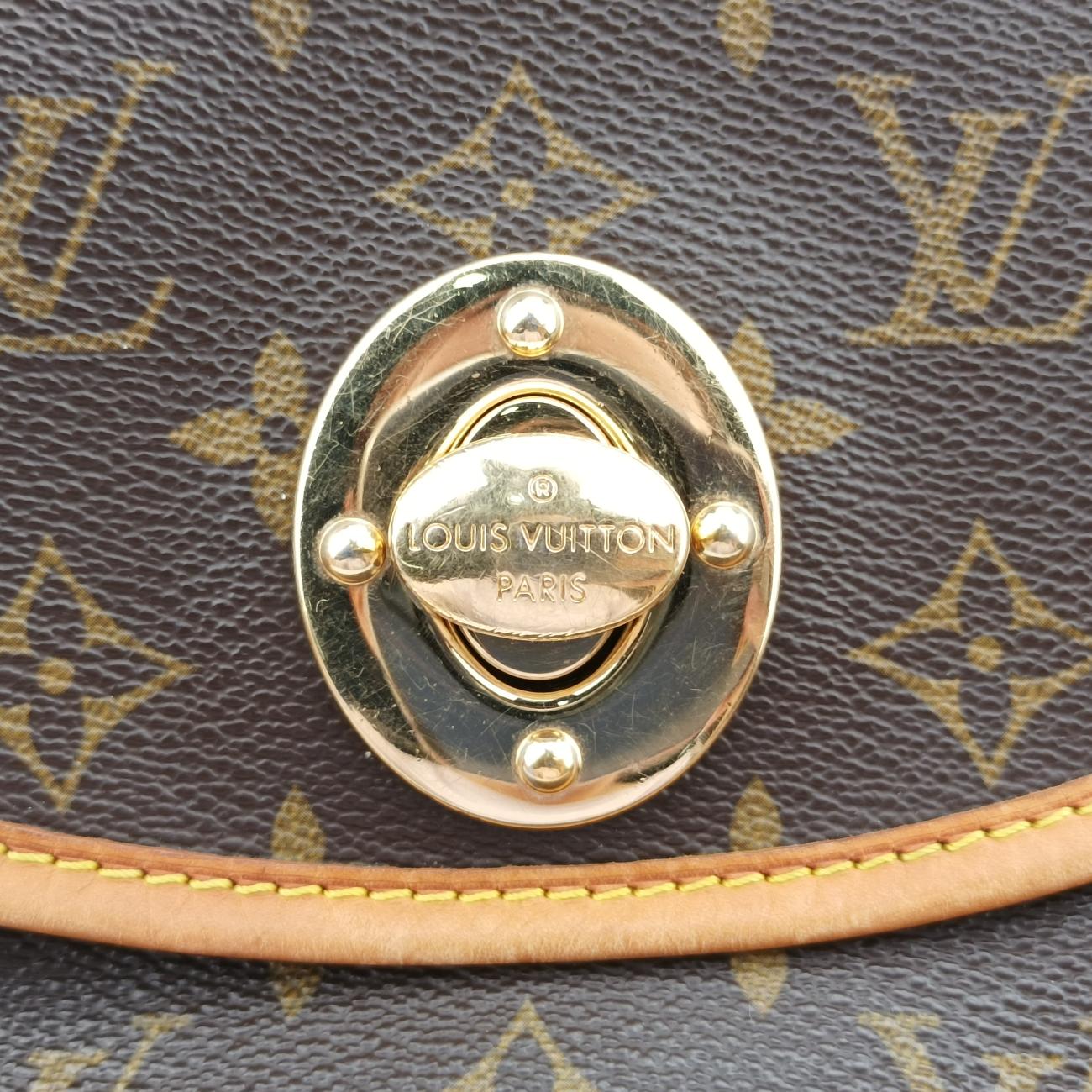 Pre-owned Louis Vuitton TULUM GM Brown Monogram Canvas M40075 crossbodybag | stylenewstar