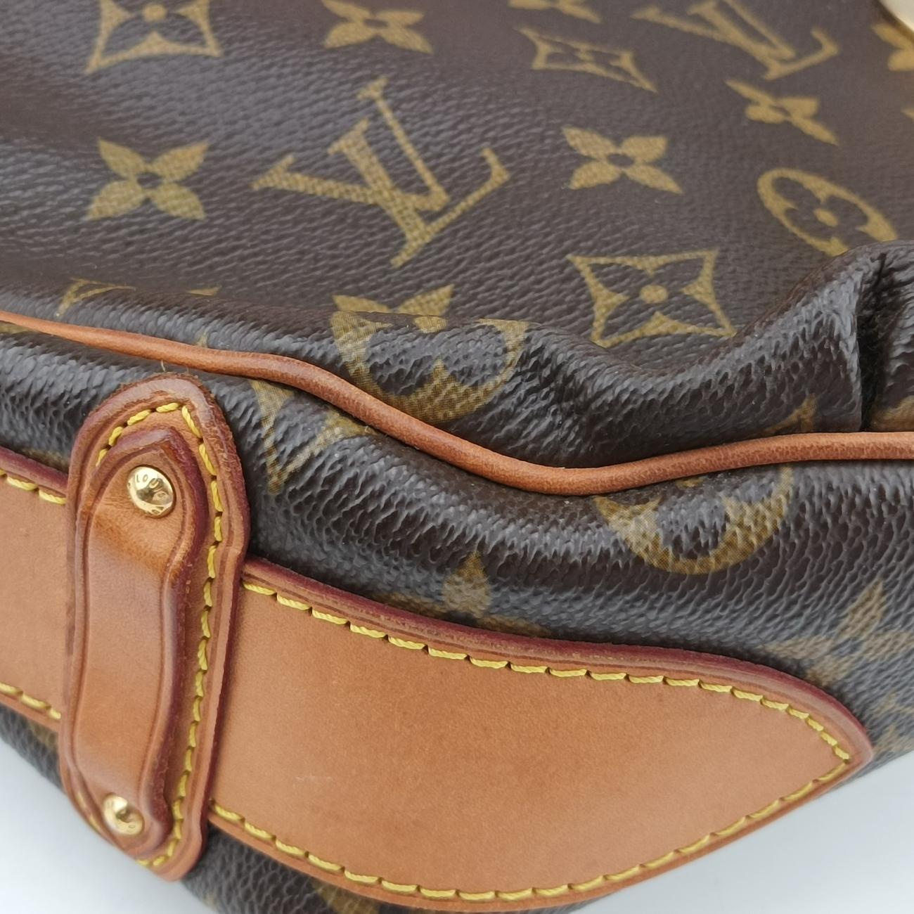 Pre-owned Louis Vuitton TULUM GM Brown Monogram Canvas M40075 crossbodybag | stylenewstar