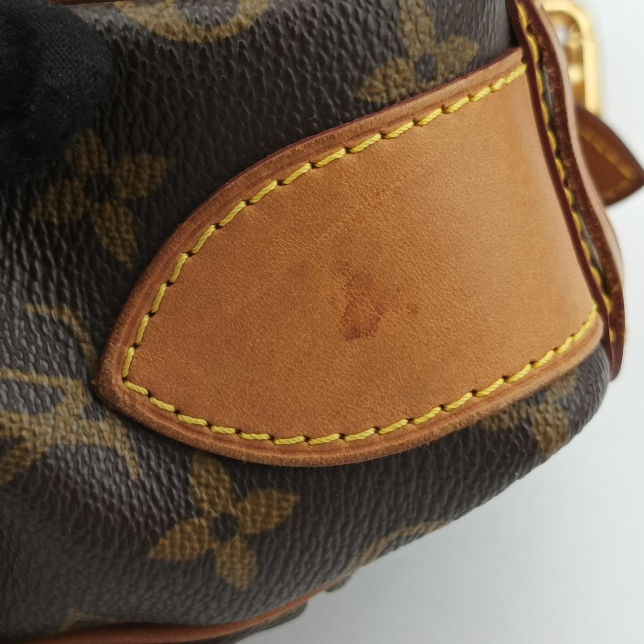 Pre-owned Louis Vuitton TULUM GM Brown Monogram Canvas M40075 crossbodybag | stylenewstar