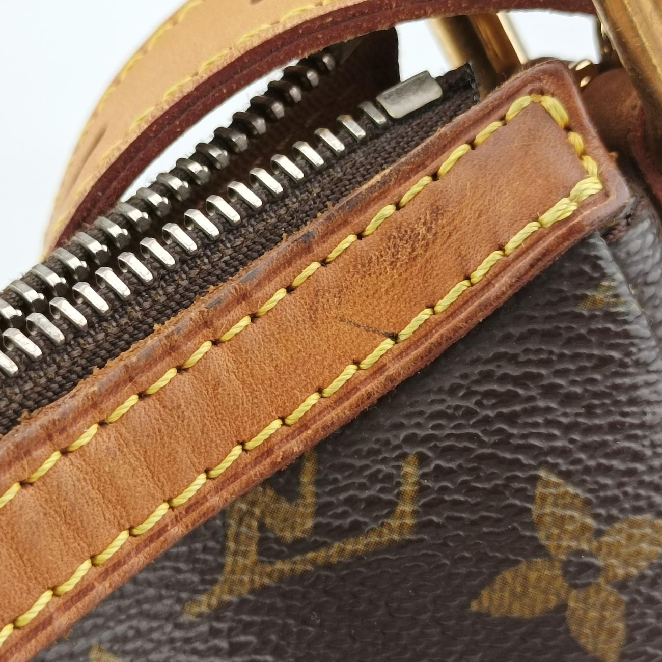 Pre-owned Louis Vuitton TULUM GM Brown Monogram Canvas M40075 crossbodybag | stylenewstar