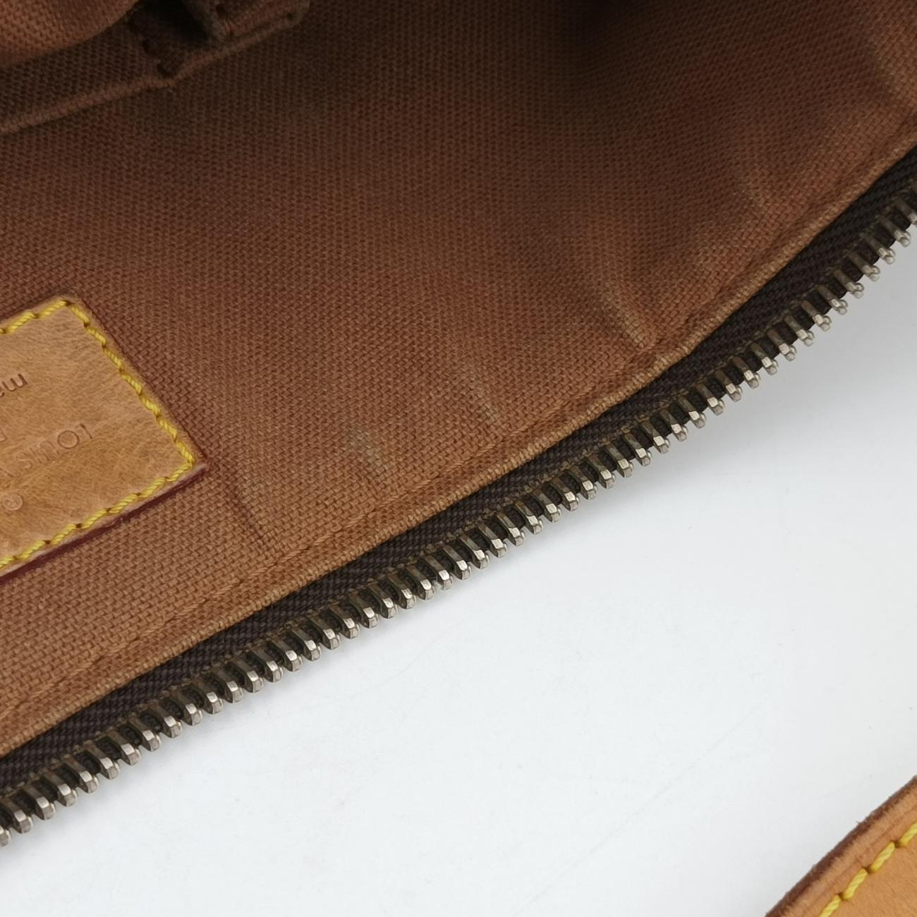 Pre-owned Louis Vuitton TULUM GM Brown Monogram Canvas M40075 crossbodybag | stylenewstar