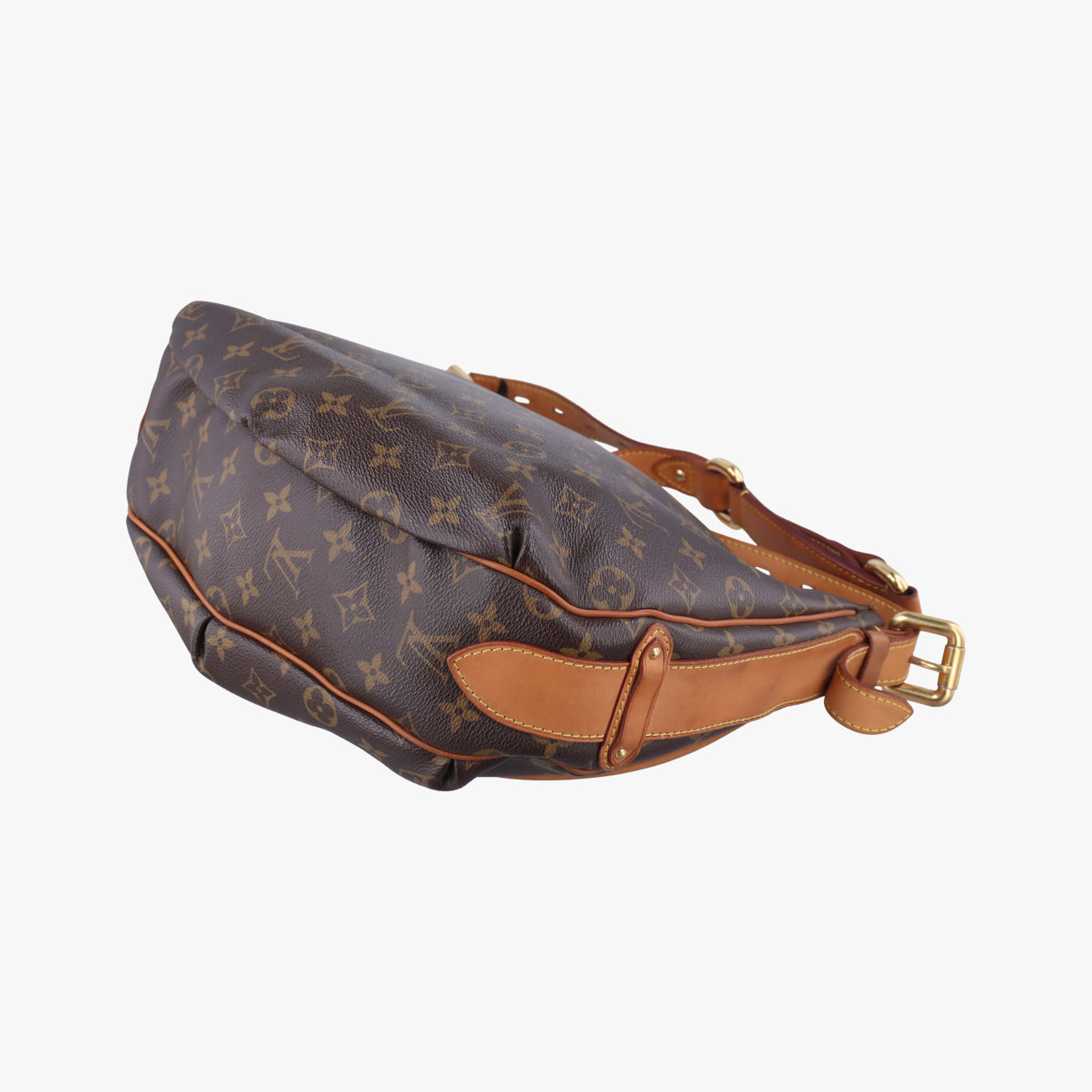 Pre-owned Louis Vuitton TULUM GM Brown Monogram Canvas M40075 crossbodybag | stylenewstar