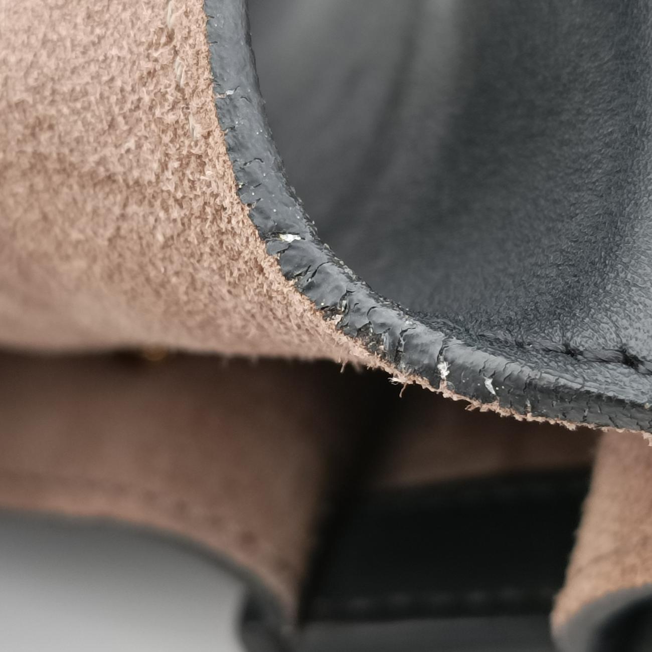 Pre-owned Celine TIE Black Leather  handbag | stylenewstar