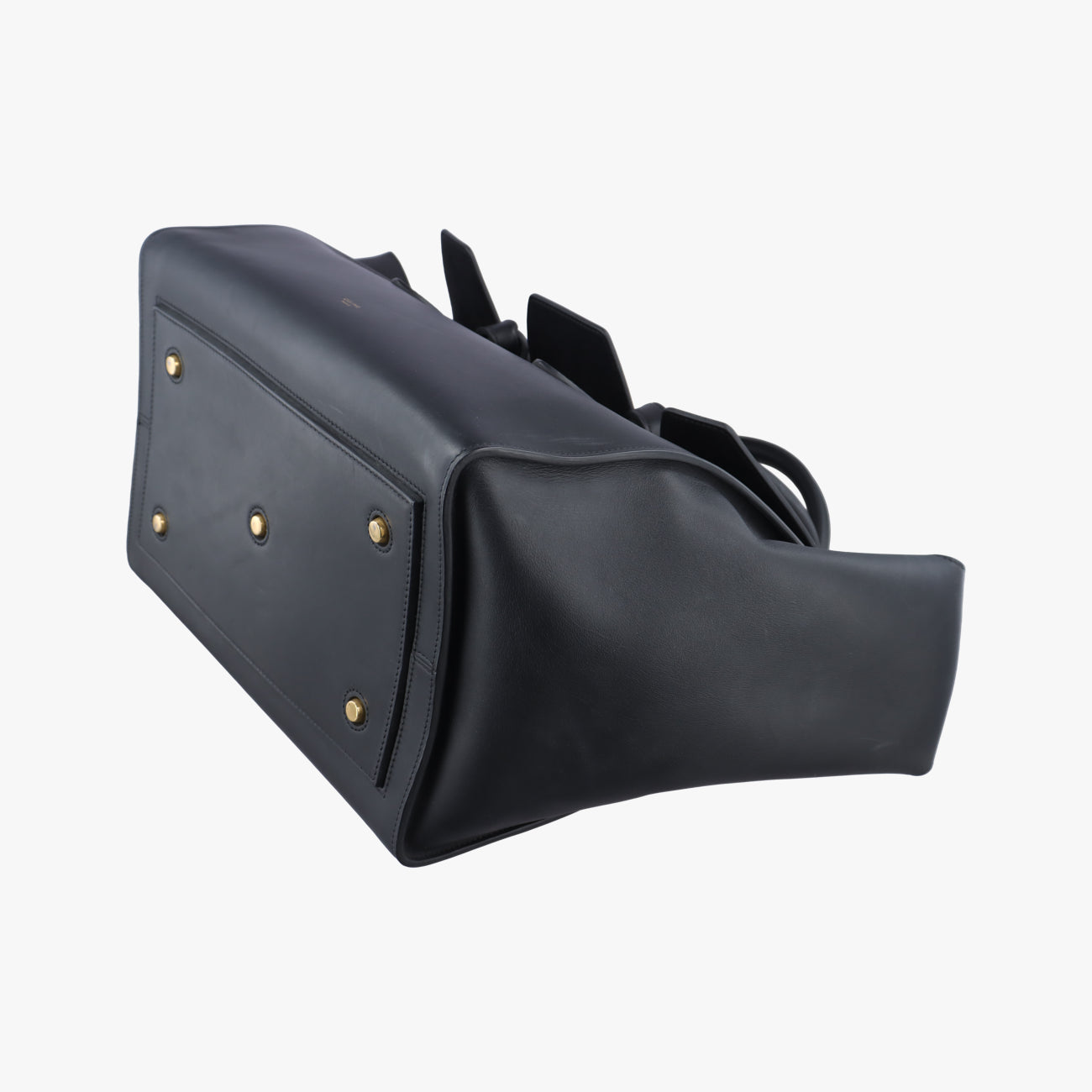 Pre-owned Celine TIE Black Leather  handbag | stylenewstar