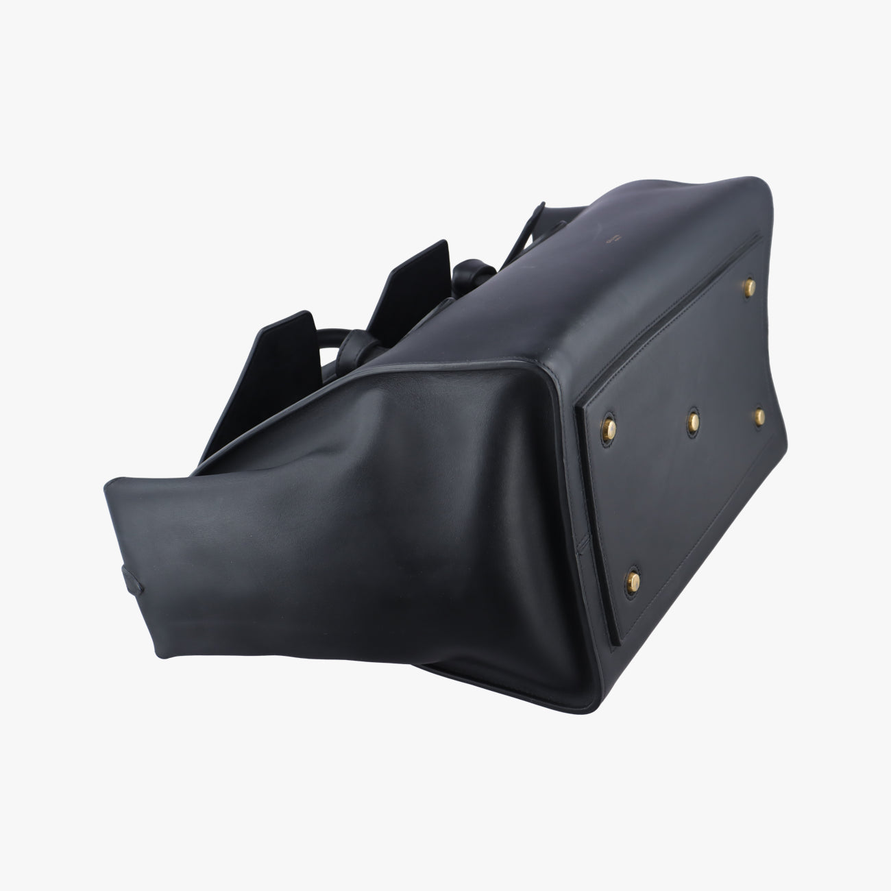 Pre-owned Celine TIE Black Leather  handbag | stylenewstar