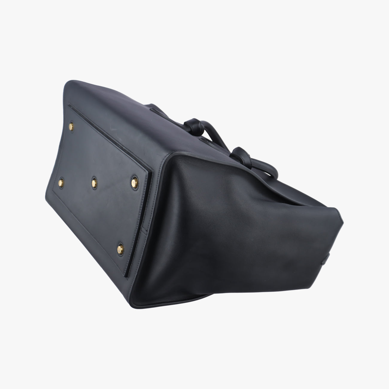 Pre-owned Celine TIE Black Leather  handbag | stylenewstar