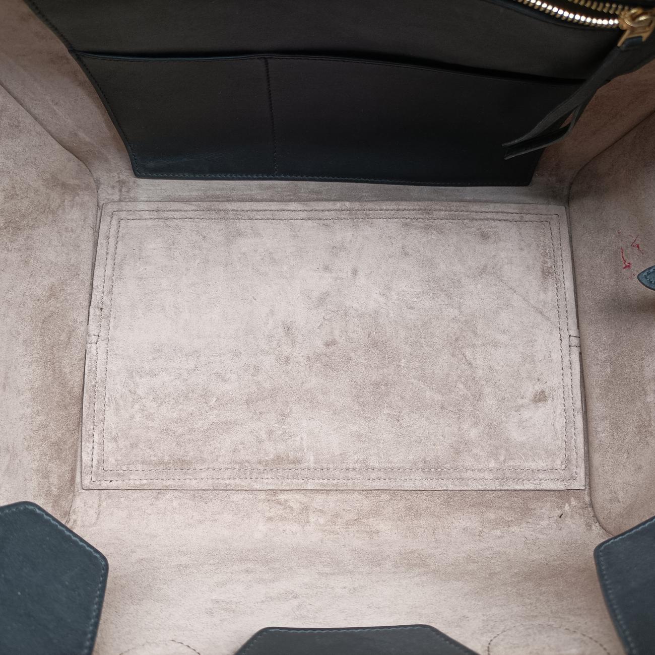 Pre-owned Celine TIE Black Leather  handbag | stylenewstar