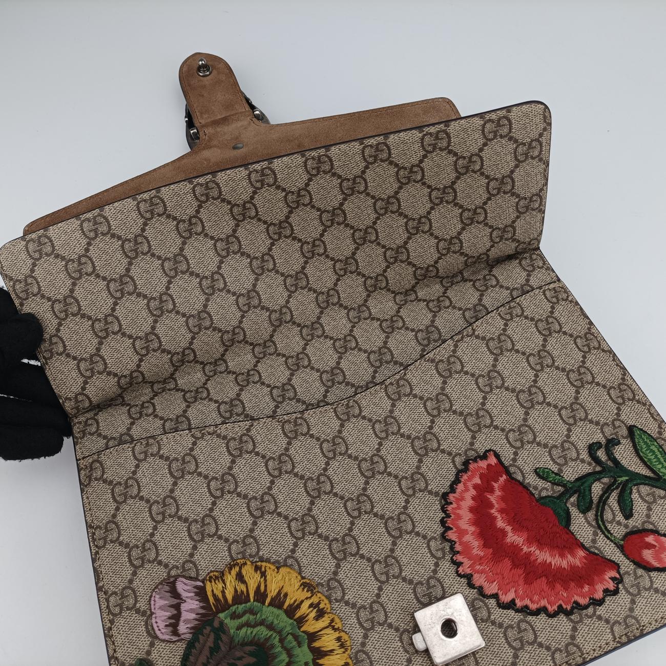 Pre-owned Gucci Dionysus Beige×Multicolour PVC coated canvas 403348 shoulderbag | stylenewstar