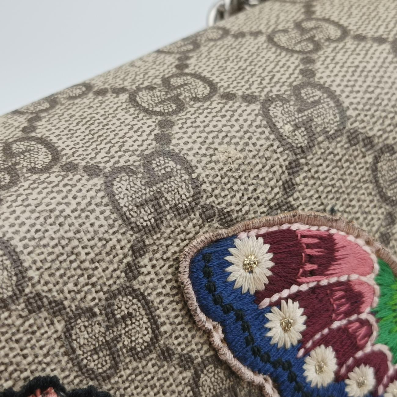 Pre-owned Gucci Dionysus Beige×Multicolour PVC coated canvas 403348 shoulderbag | stylenewstar