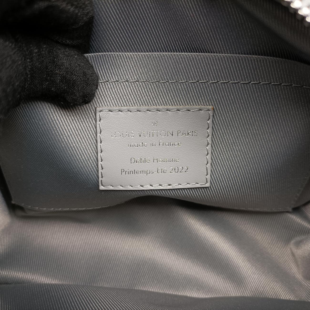 Pre-owned Louis Vuitton Mini Soft Trunk Silver Leather M59726 shoulderbag | stylenewstar