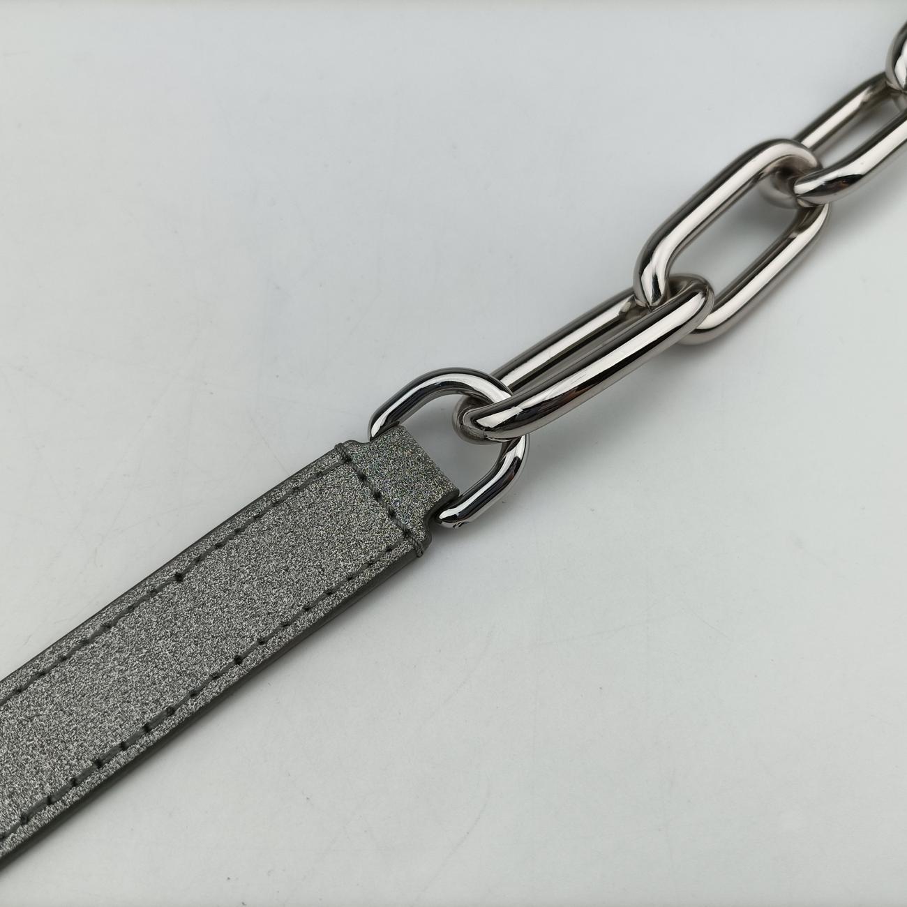 Pre-owned Louis Vuitton Mini Soft Trunk Silver Leather M59726 shoulderbag | stylenewstar