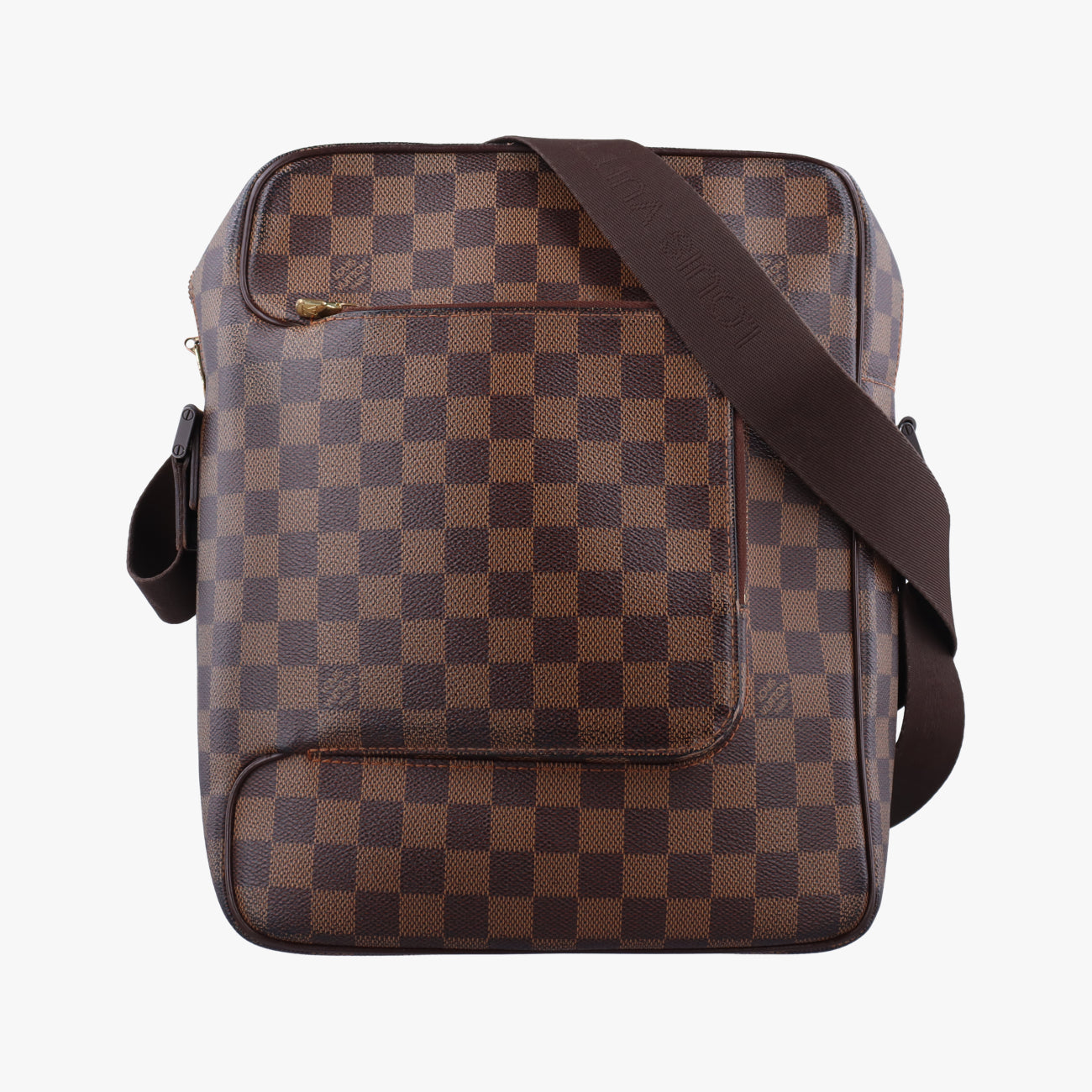 Pre-owned Louis Vuitton OLAV MM EBENE Damier Canvas N41441 shoulderbag | stylenewstar