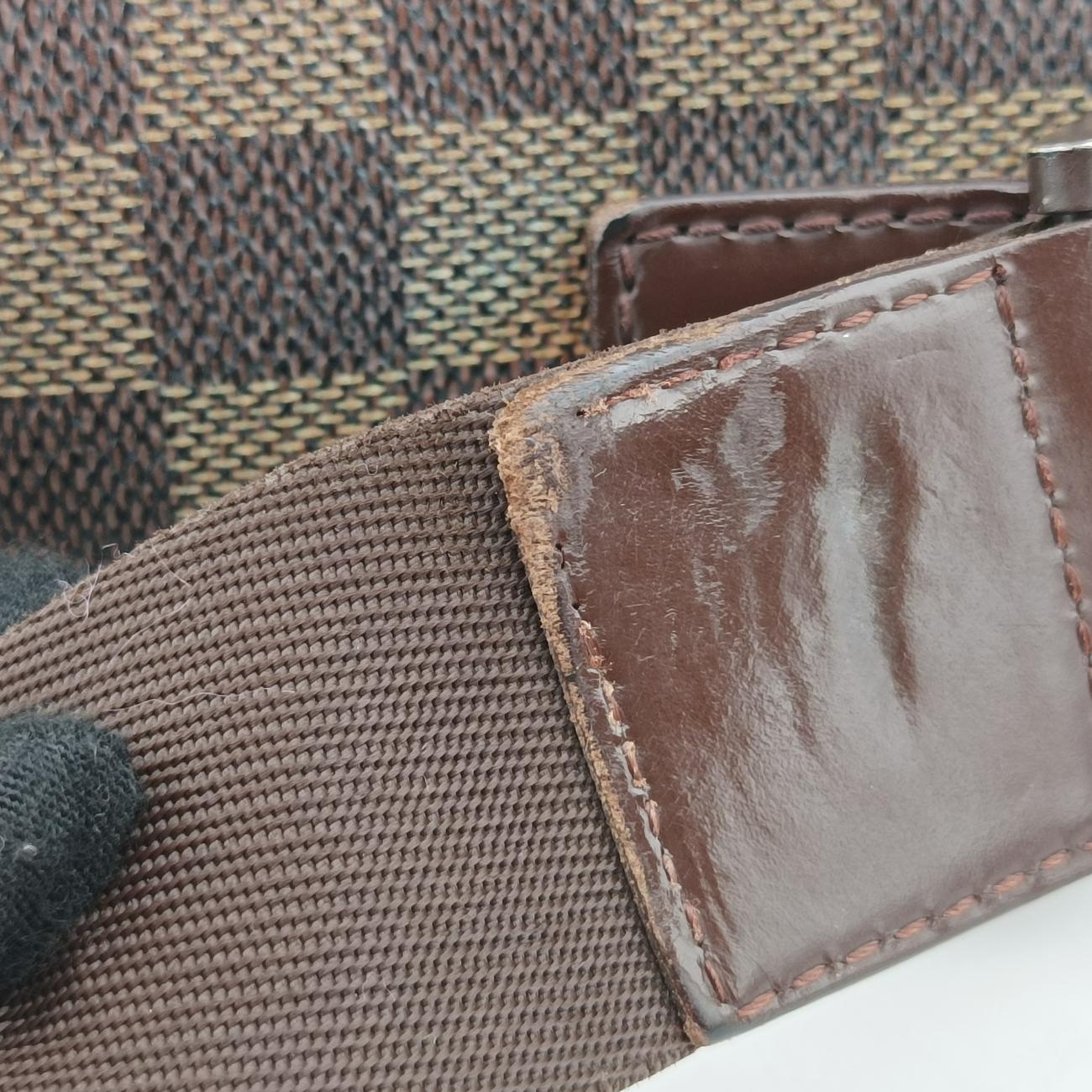 Pre-owned Louis Vuitton OLAV MM EBENE Damier Canvas N41441 shoulderbag | stylenewstar