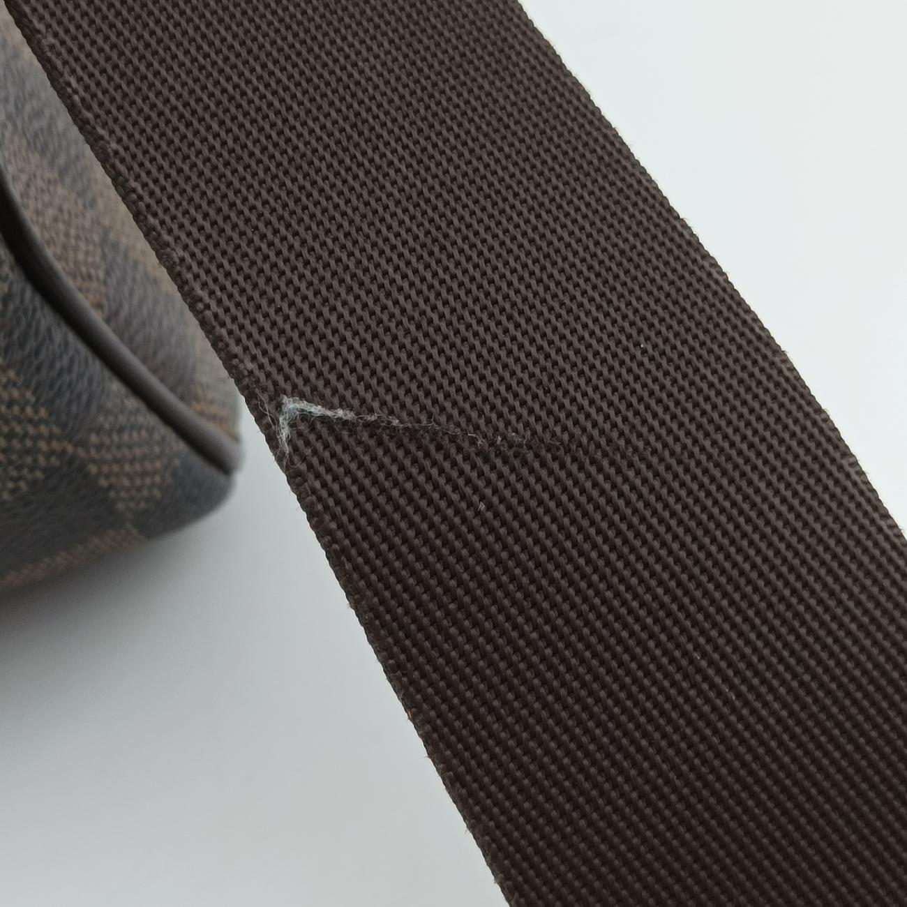 Pre-owned Louis Vuitton OLAV MM EBENE Damier Canvas N41441 shoulderbag | stylenewstar