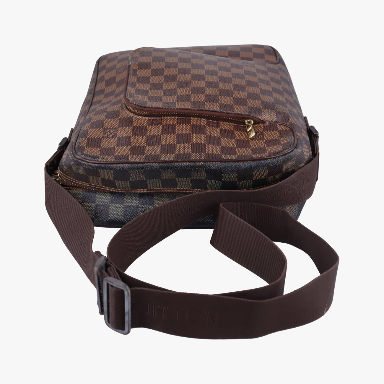 Pre-owned Louis Vuitton OLAV MM EBENE Damier Canvas N41441 shoulderbag | stylenewstar