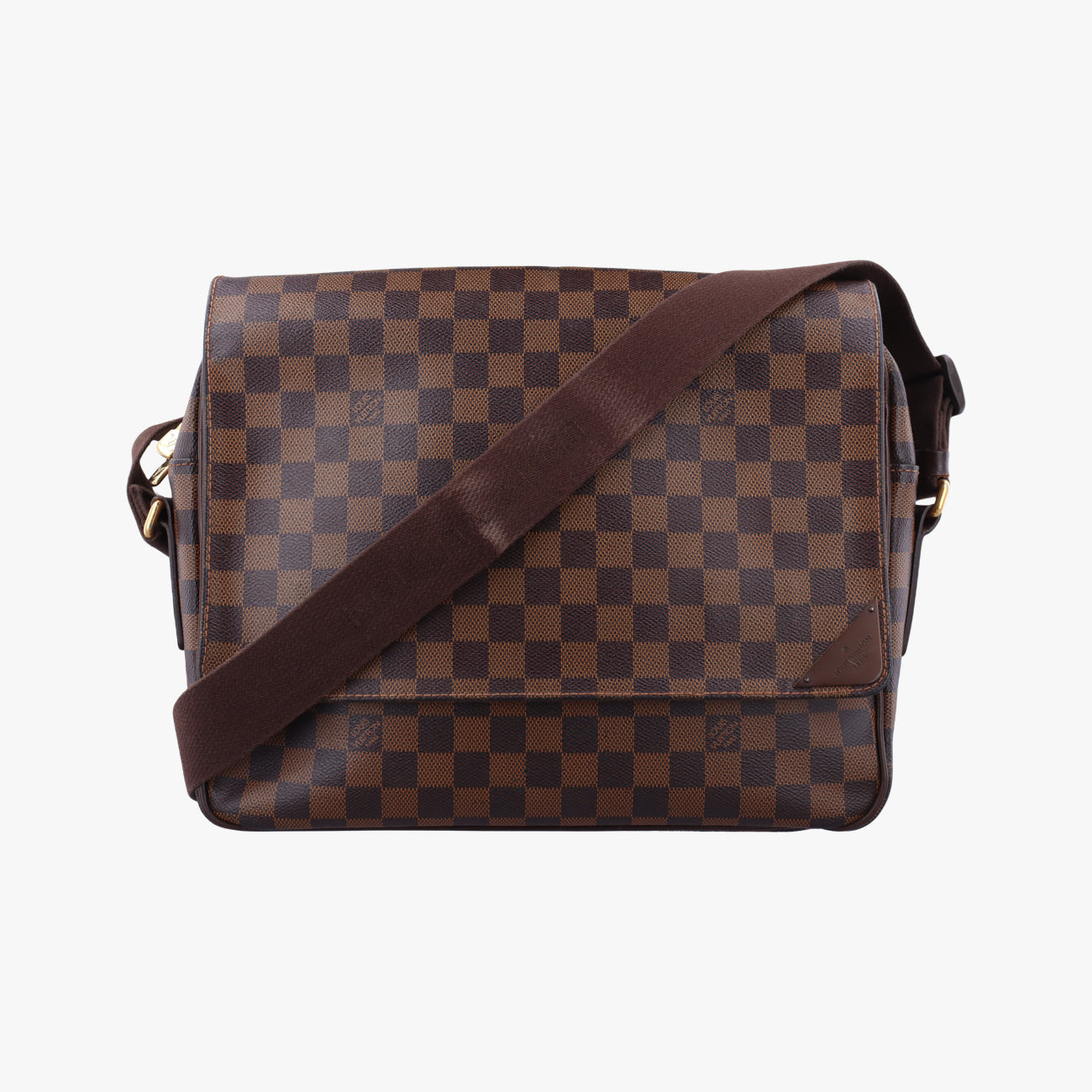 Pre-owned Louis Vuitton SHELTON EBENE Damier Canvas N41149 shoulderbag | stylenewstar