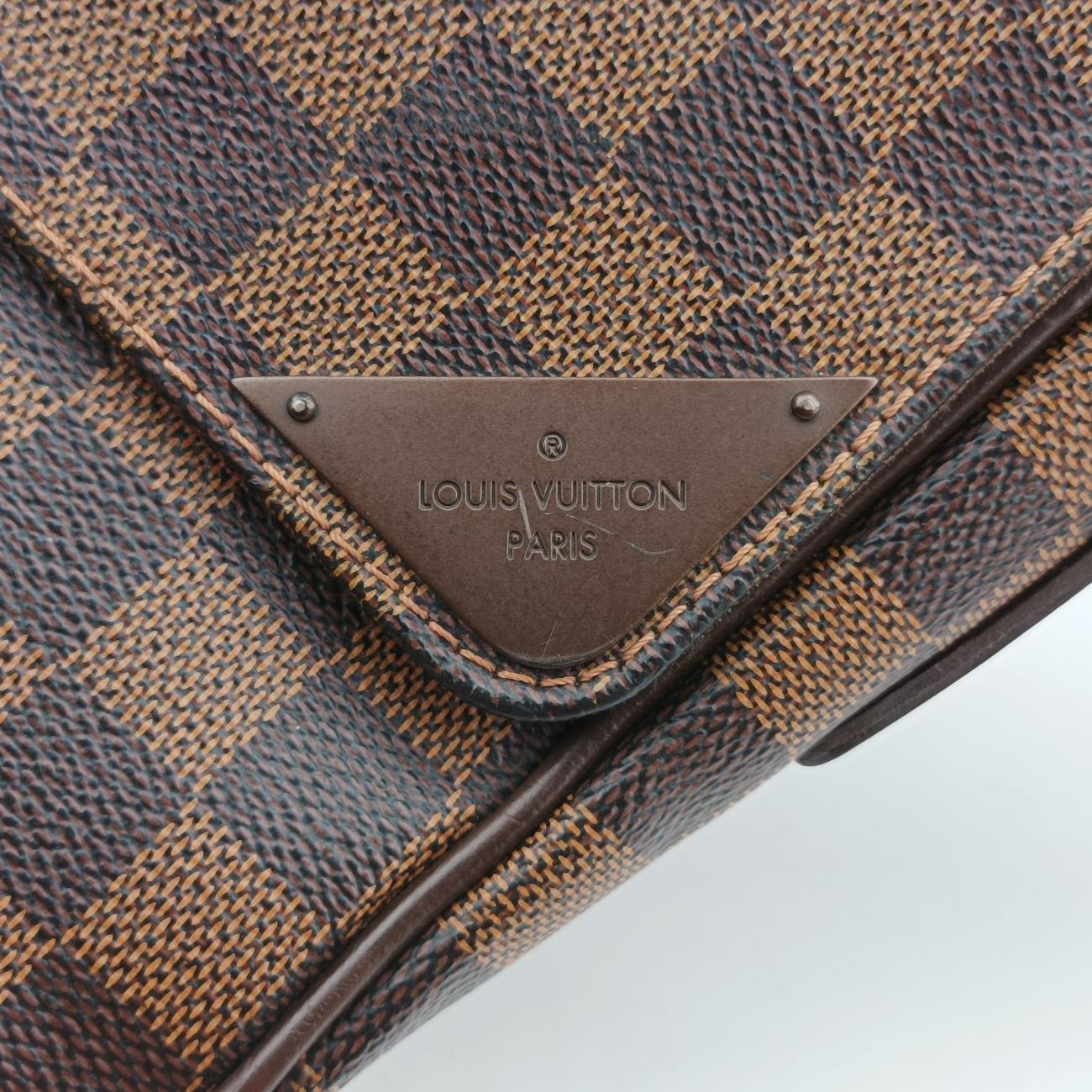 Pre-owned Louis Vuitton SHELTON EBENE Damier Canvas N41149 shoulderbag | stylenewstar