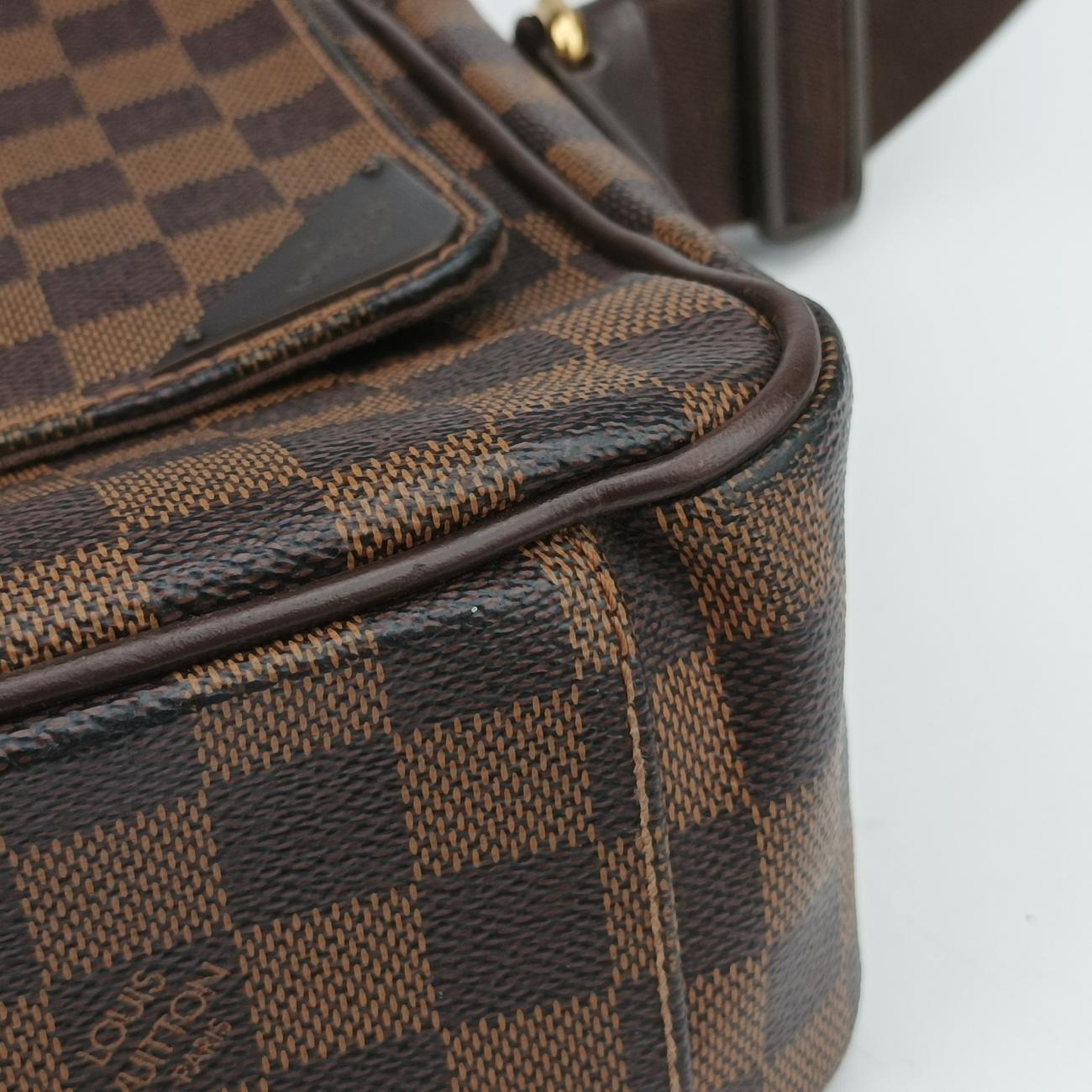 Pre-owned Louis Vuitton SHELTON EBENE Damier Canvas N41149 shoulderbag | stylenewstar