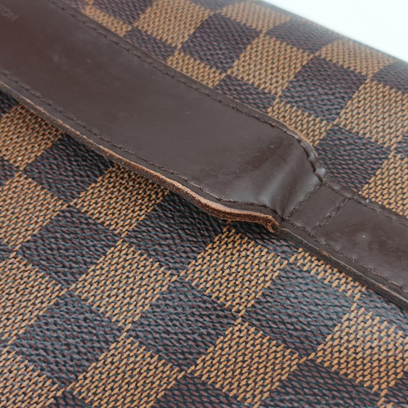 Pre-owned Louis Vuitton SHELTON EBENE Damier Canvas N41149 shoulderbag | stylenewstar