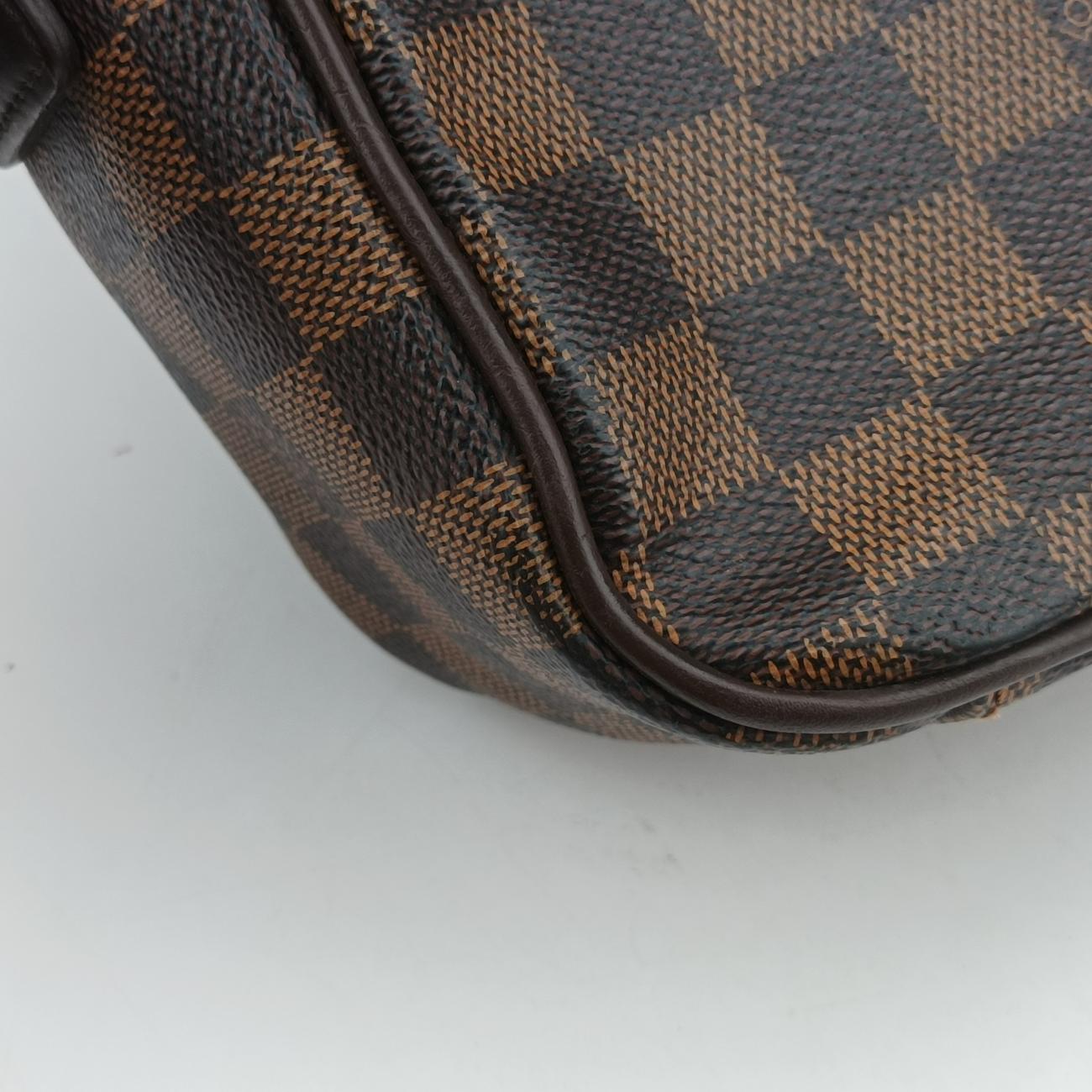 Pre-owned Louis Vuitton SHELTON EBENE Damier Canvas N41149 shoulderbag | stylenewstar