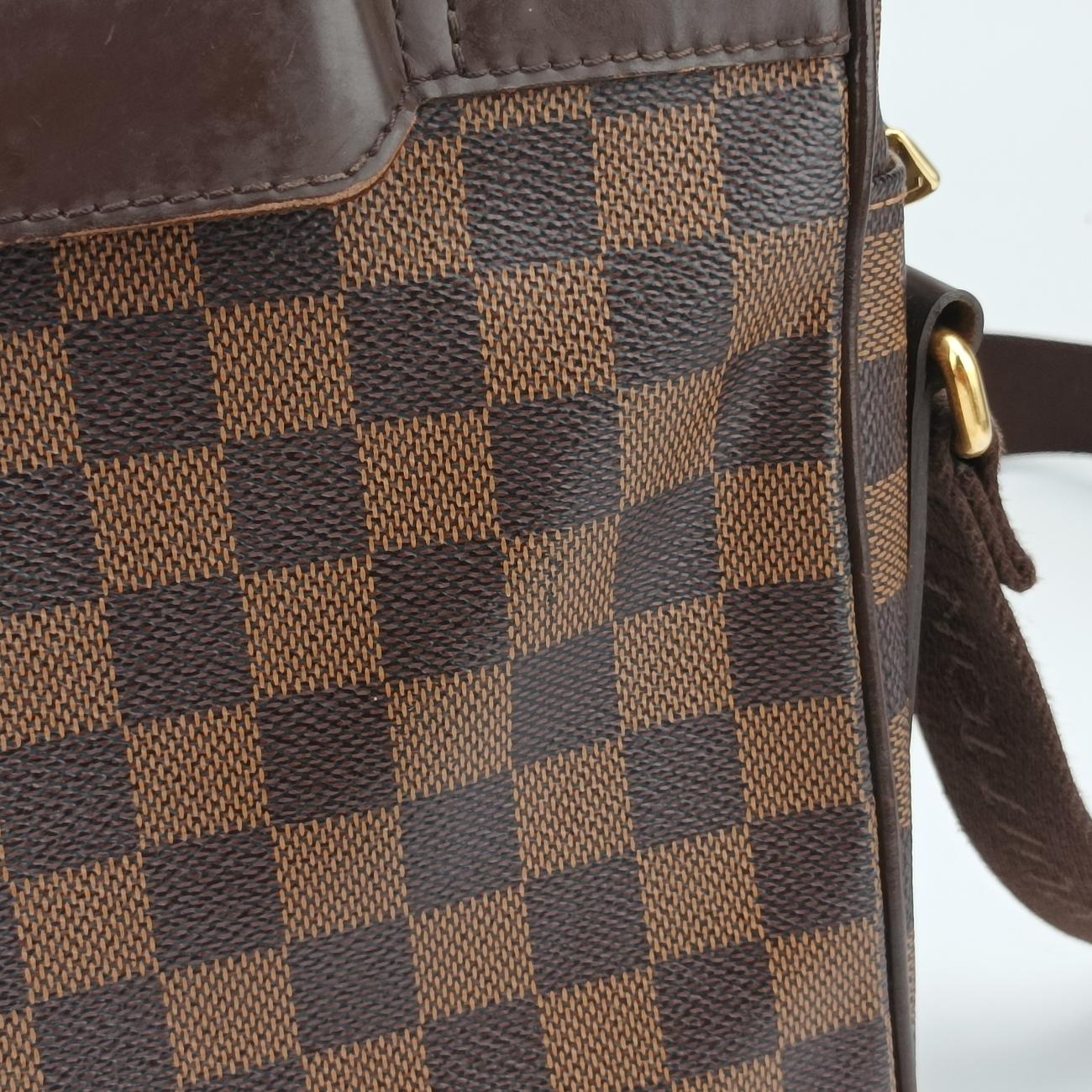 Pre-owned Louis Vuitton SHELTON EBENE Damier Canvas N41149 shoulderbag | stylenewstar