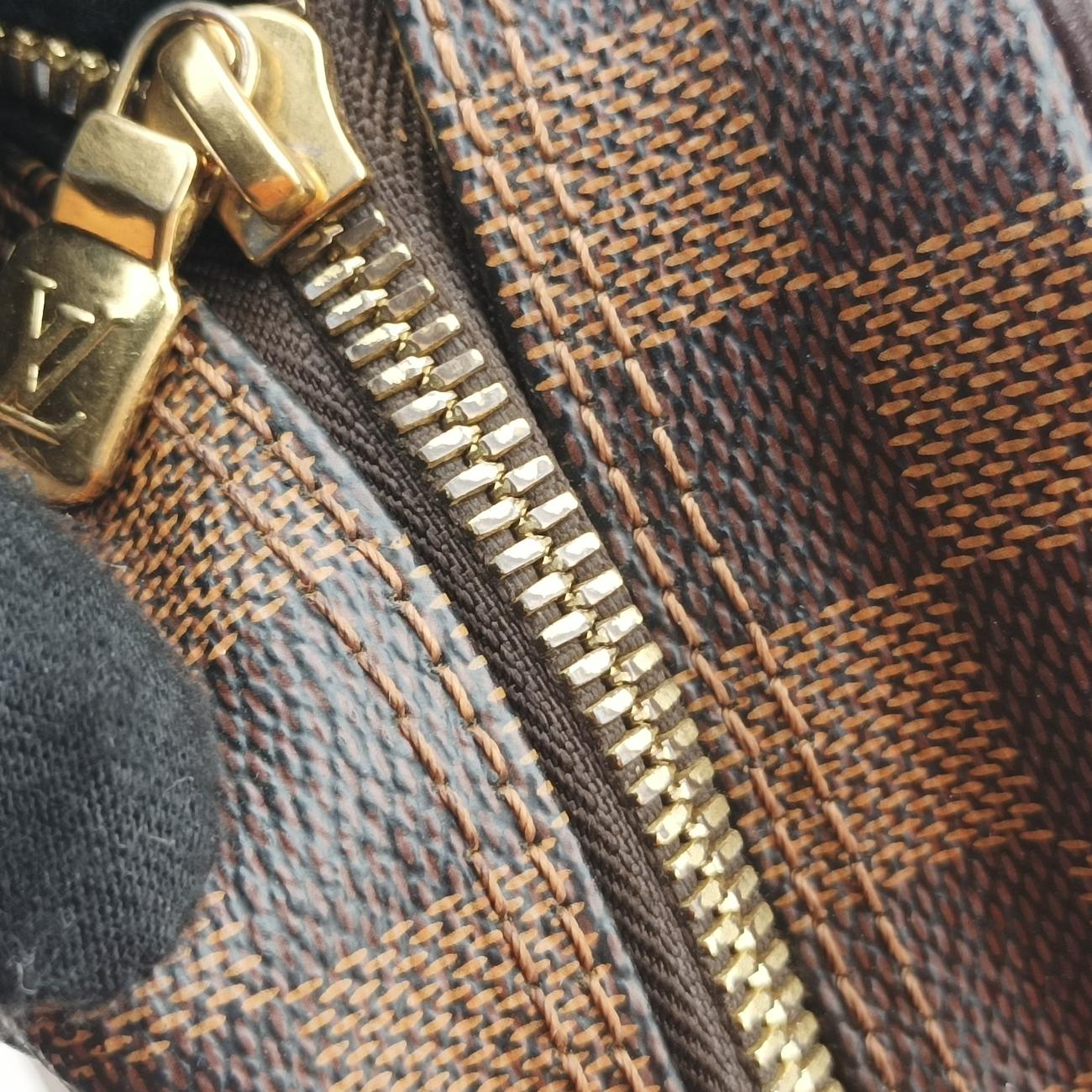 Pre-owned Louis Vuitton SHELTON EBENE Damier Canvas N41149 shoulderbag | stylenewstar