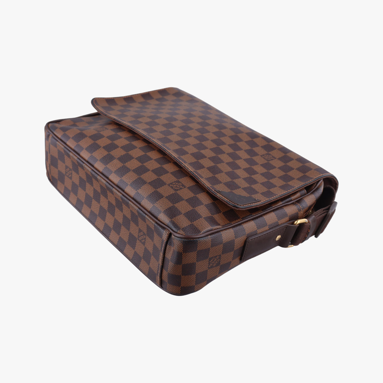 Pre-owned Louis Vuitton SHELTON EBENE Damier Canvas N41149 shoulderbag | stylenewstar