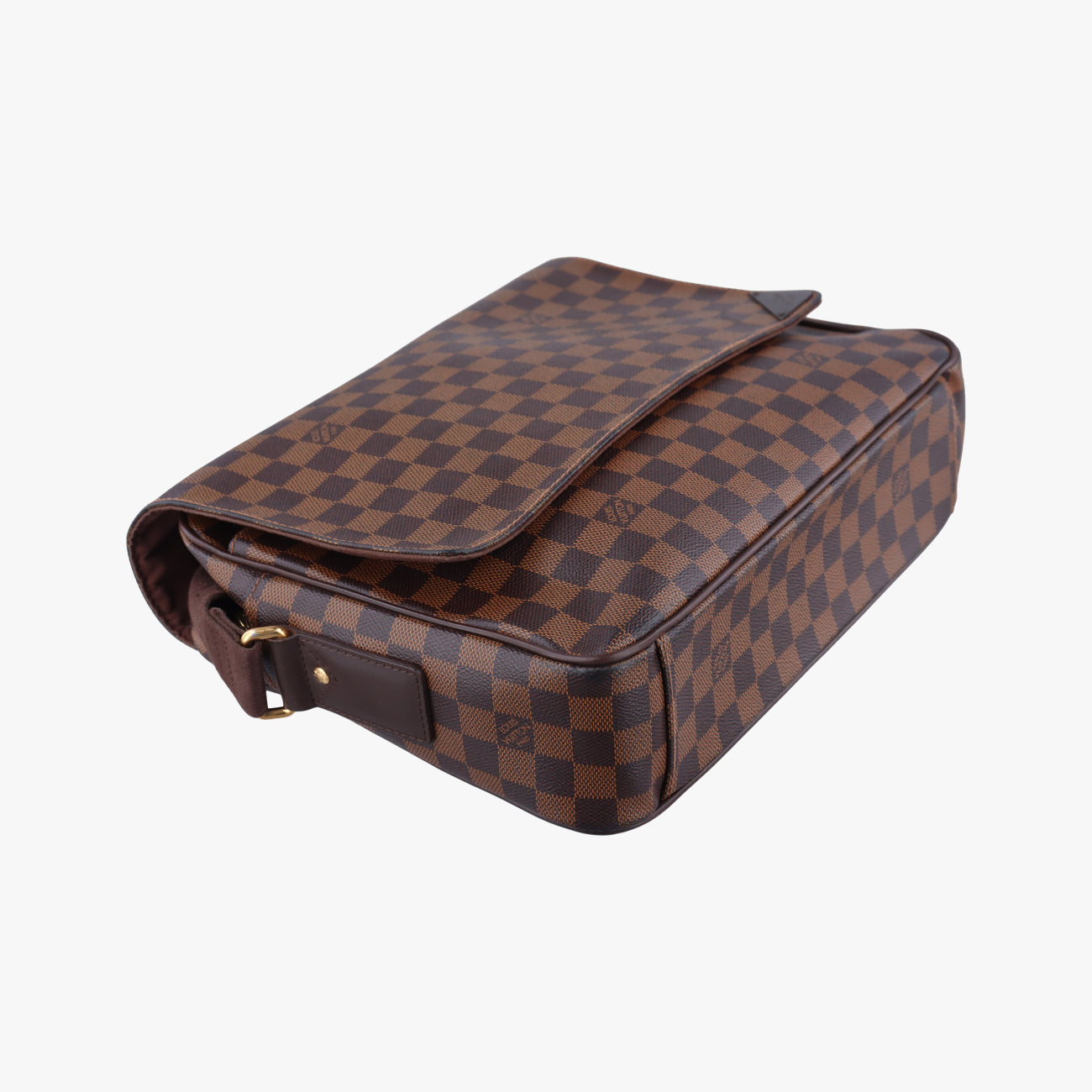 Pre-owned Louis Vuitton SHELTON EBENE Damier Canvas N41149 shoulderbag | stylenewstar