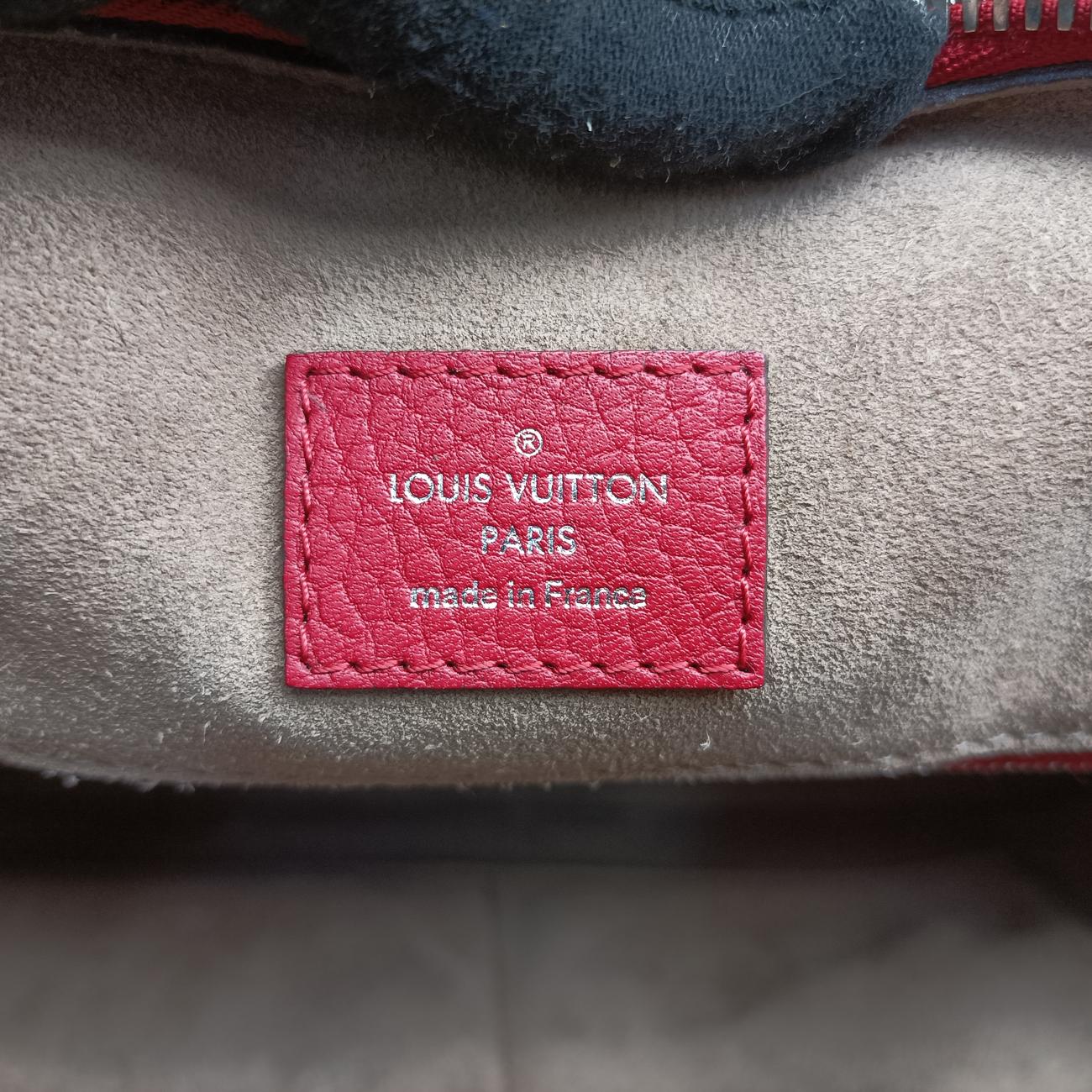 Pre-owned Louis Vuitton Alma MM CARMIN Epi M40856 handbag | stylenewstar