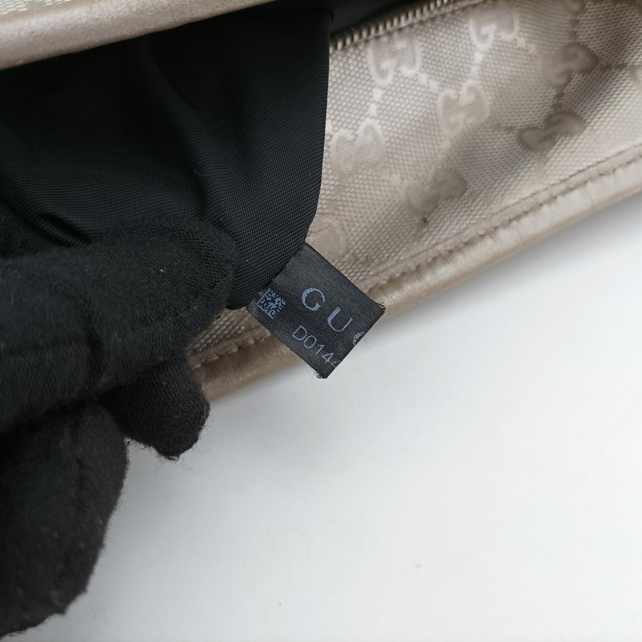 Vintage Gucci Guccissima GG Imprime Golden PVC coated canvas 211120 shoulderbag | stylenewstar