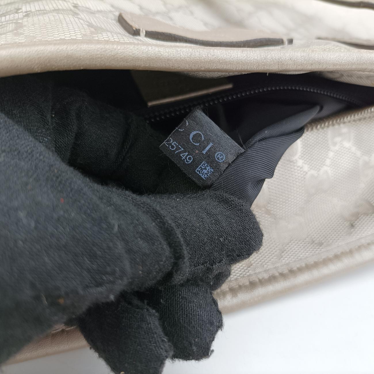 Vintage Gucci Guccissima GG Imprime Golden PVC coated canvas 211120 shoulderbag | stylenewstar