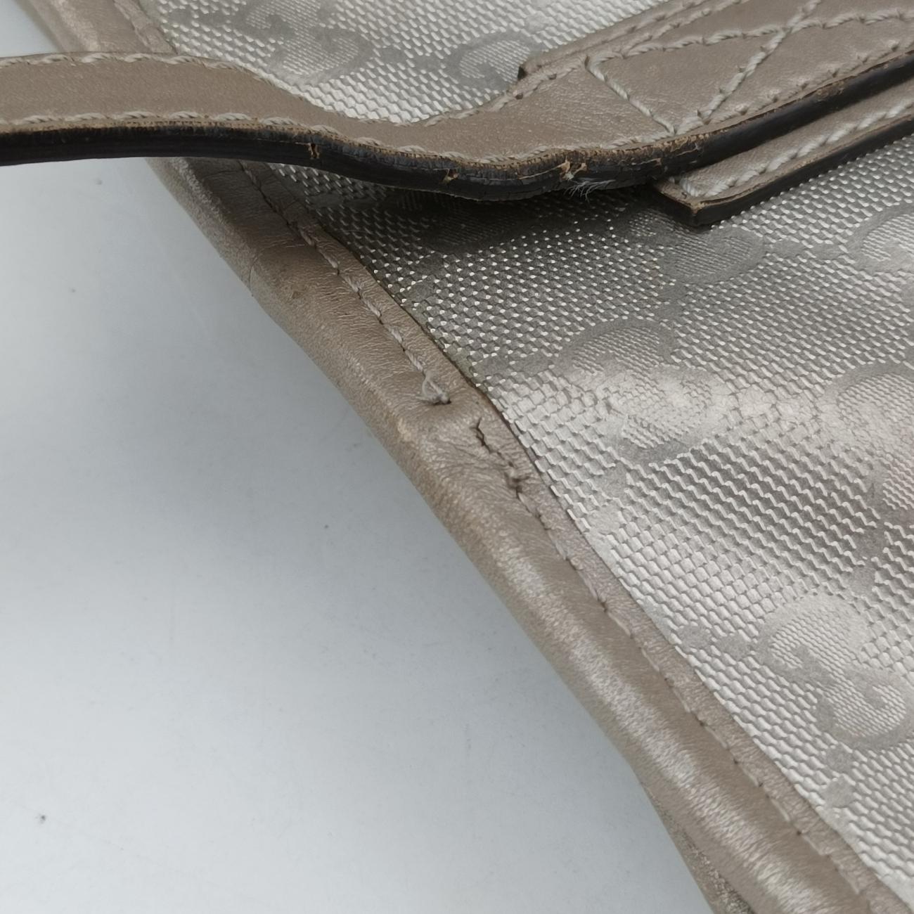 Vintage Gucci Guccissima GG Imprime Golden PVC coated canvas 211120 shoulderbag | stylenewstar