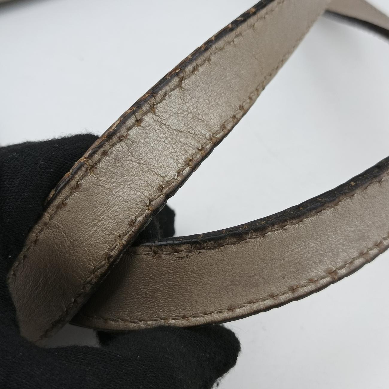 Vintage Gucci Guccissima GG Imprime Golden PVC coated canvas 211120 shoulderbag | stylenewstar